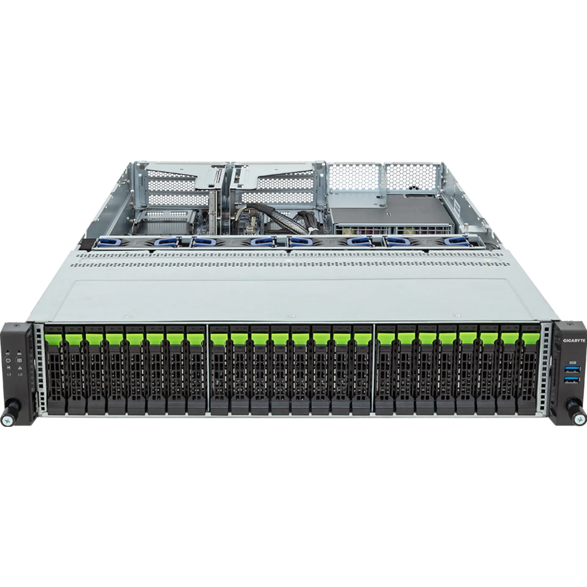 R263-Z36-AAE1 Gigabyte front view Gigabyte R263-Z36-AAE1 front view