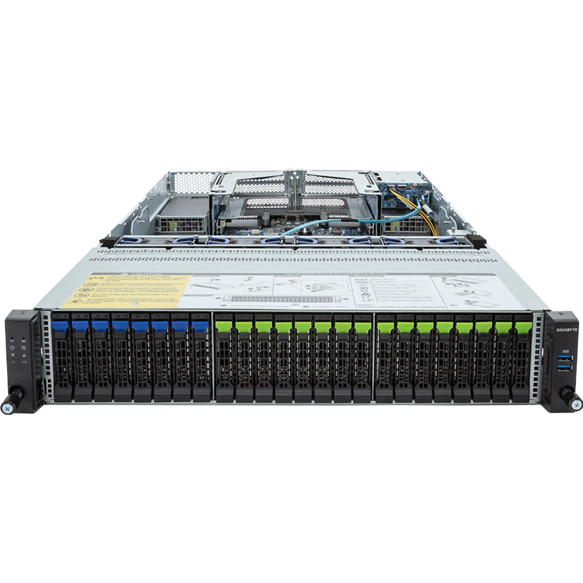 R283-S95-AAV1 Gigabyte front view Gigabyte R283-S95-AAV1 front view