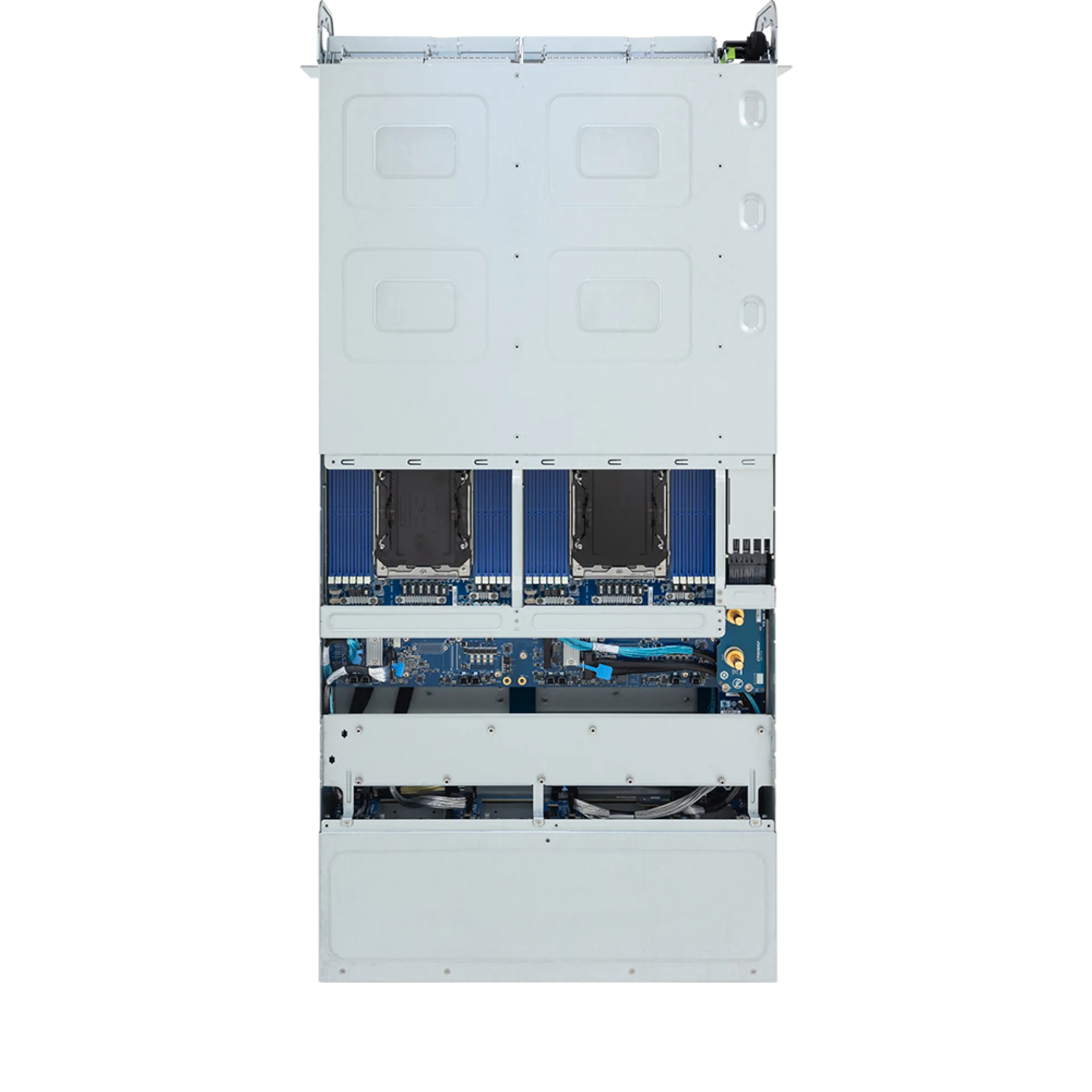 H374-A81-IAW1 Gigabyte top view Gigabyte H374-A81-IAW1 top view