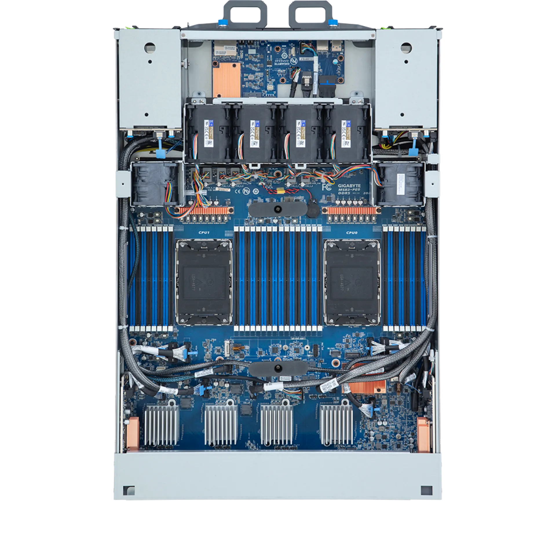 G893-SD1-AAX3 Gigabyte top view Gigabyte G893-SD1-AAX3 top view