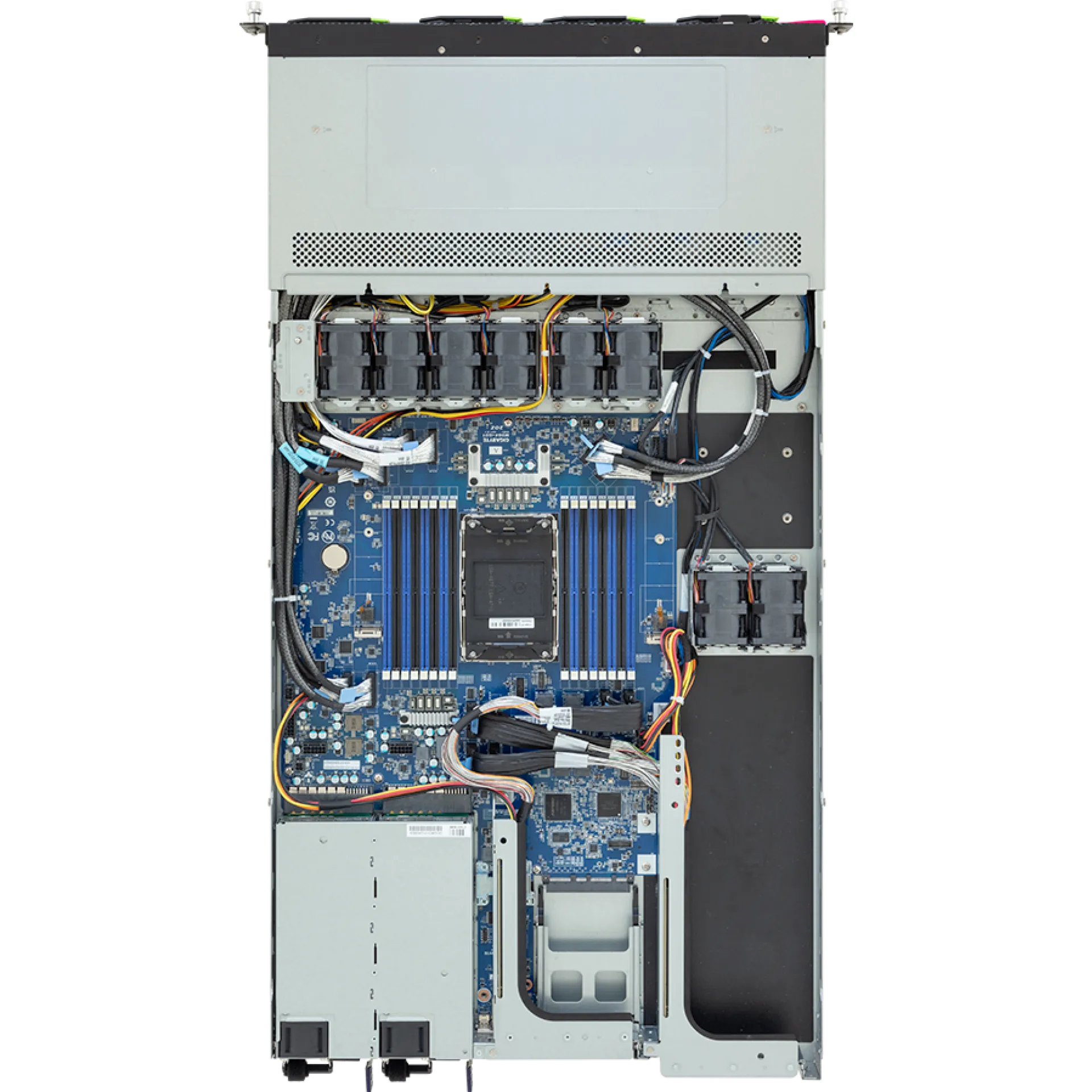 R164-SG6-AAJ1 Gigabyte top view Gigabyte R164-SG6-AAJ1 top view