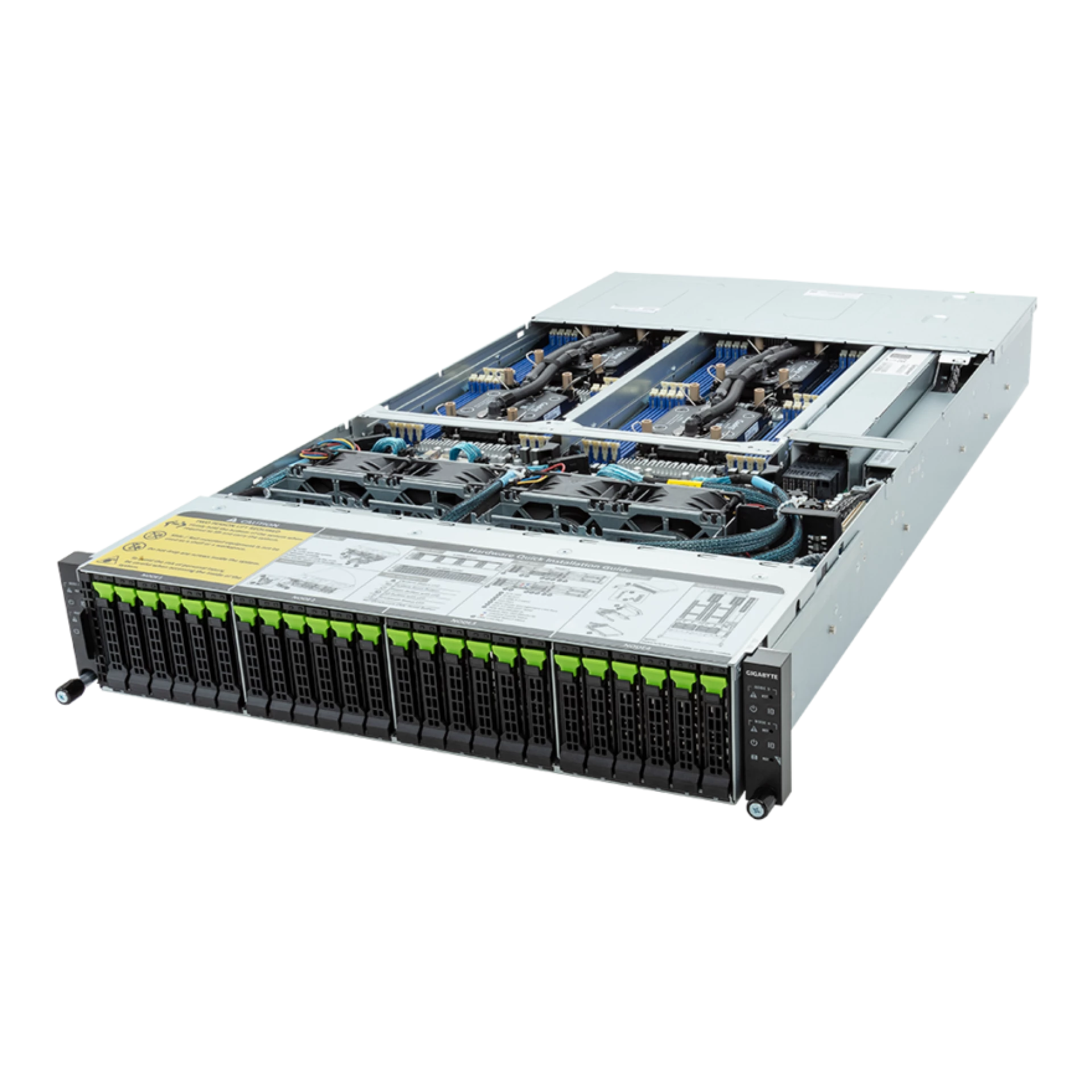 H263-S62-LAN1 Gigabyte angle view Gigabyte H263-S62-LAN1 angle view