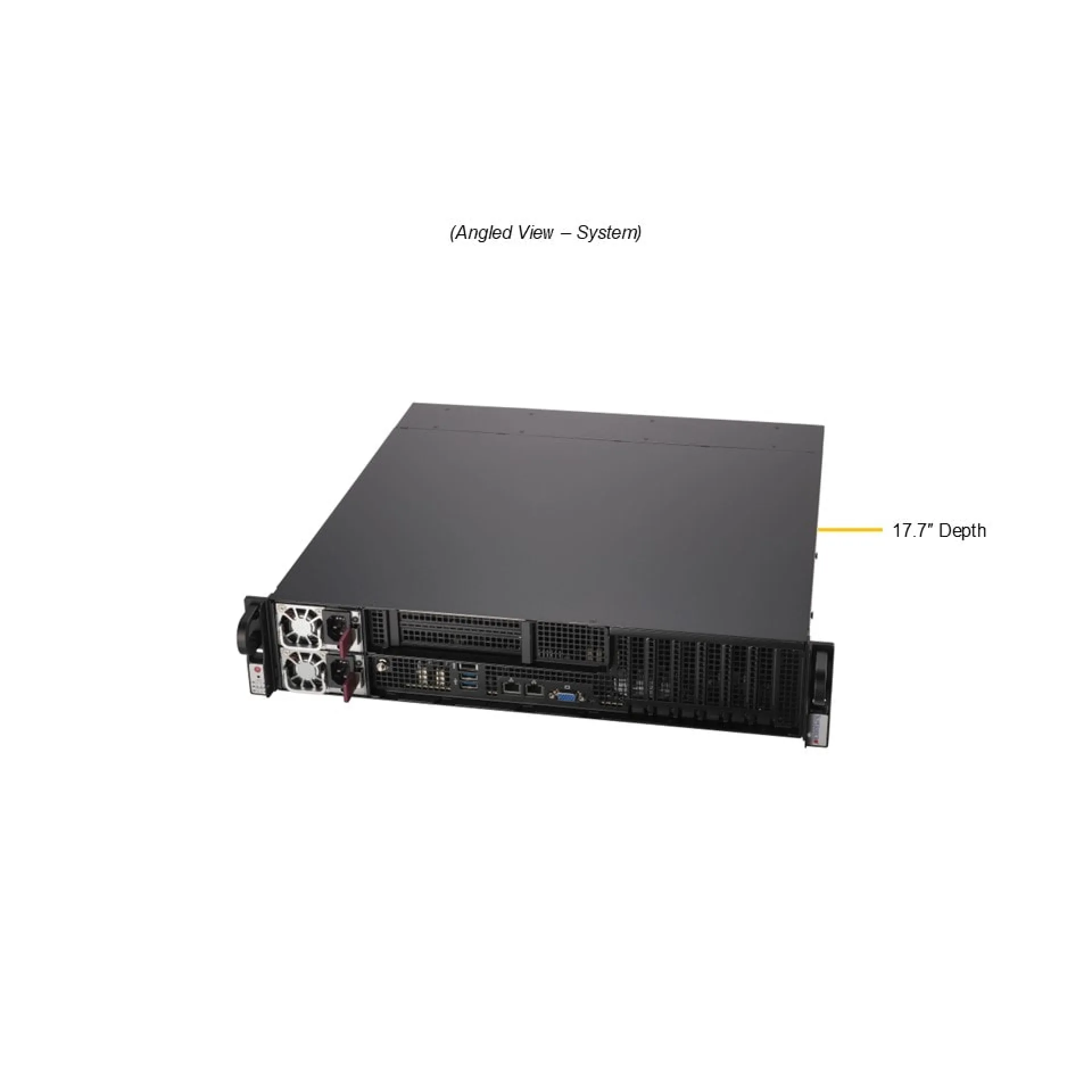 Supermicro SYS-212B-FLN2T angle view 