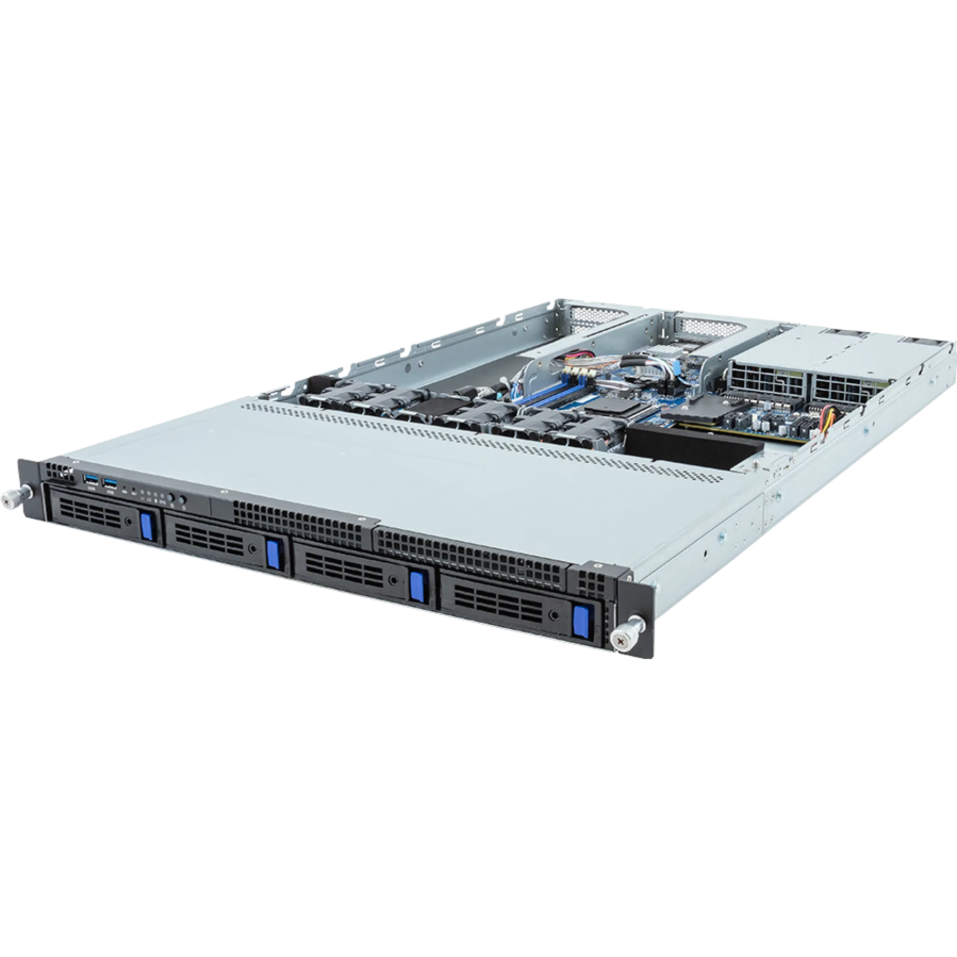 Gigabyte R133-C13-AAB1 angle view