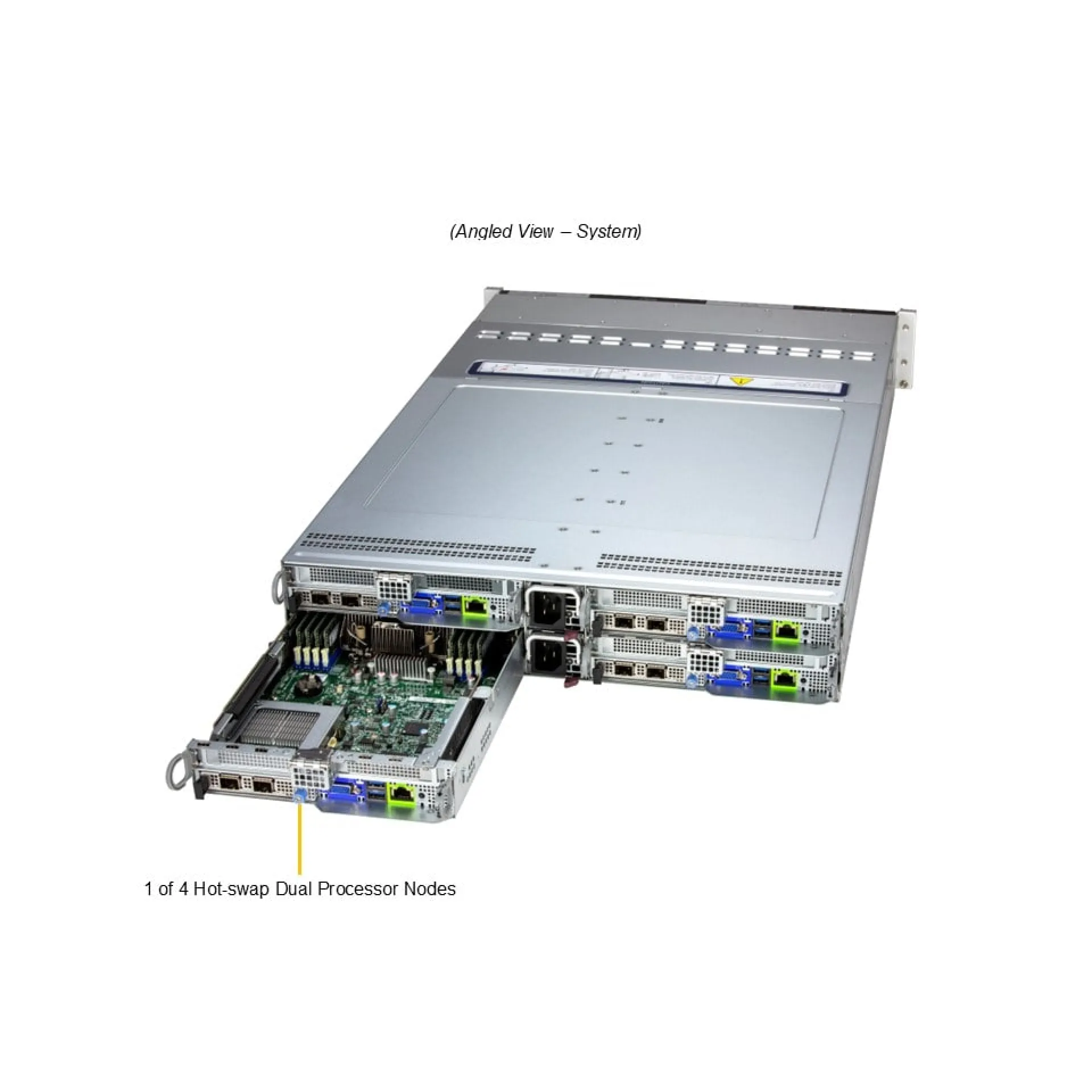Supermicro SYS-222BT-HER angle view 
