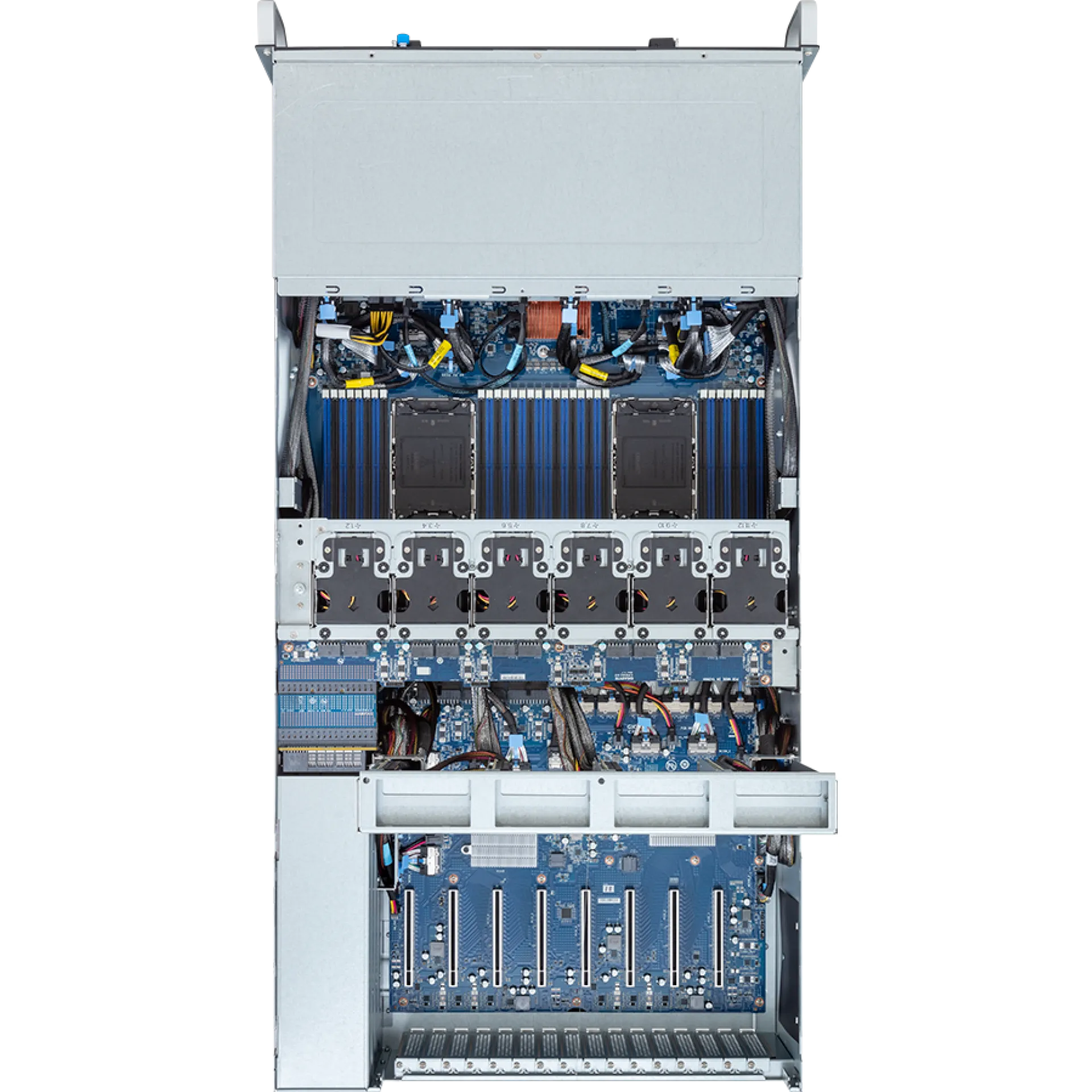 G493-SB3-AAP1 Gigabyte top view Gigabyte G493-SB3-AAP1 top view