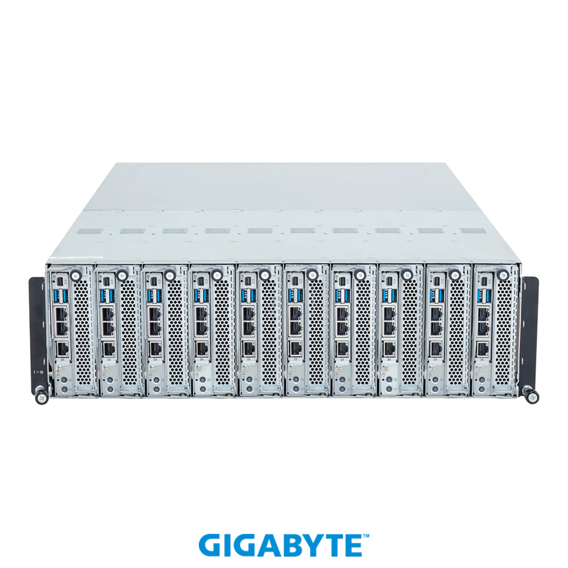 Gigabyte B343-C40-AAJ1 front view