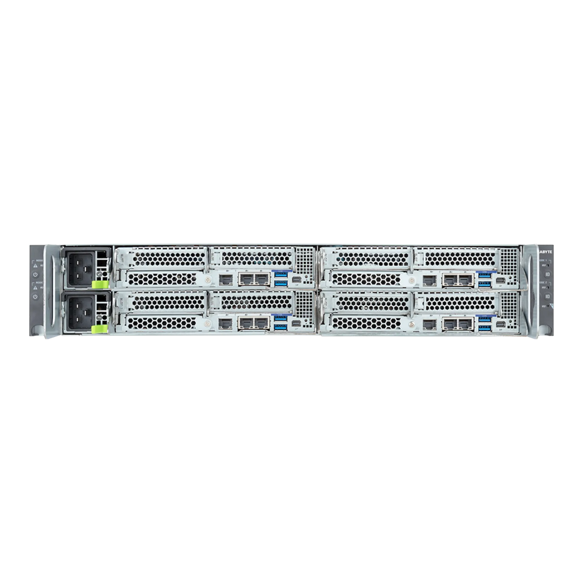 H274-S61-IAW1 Gigabyte rear view Gigabyte H274-S61-IAW1 rear view