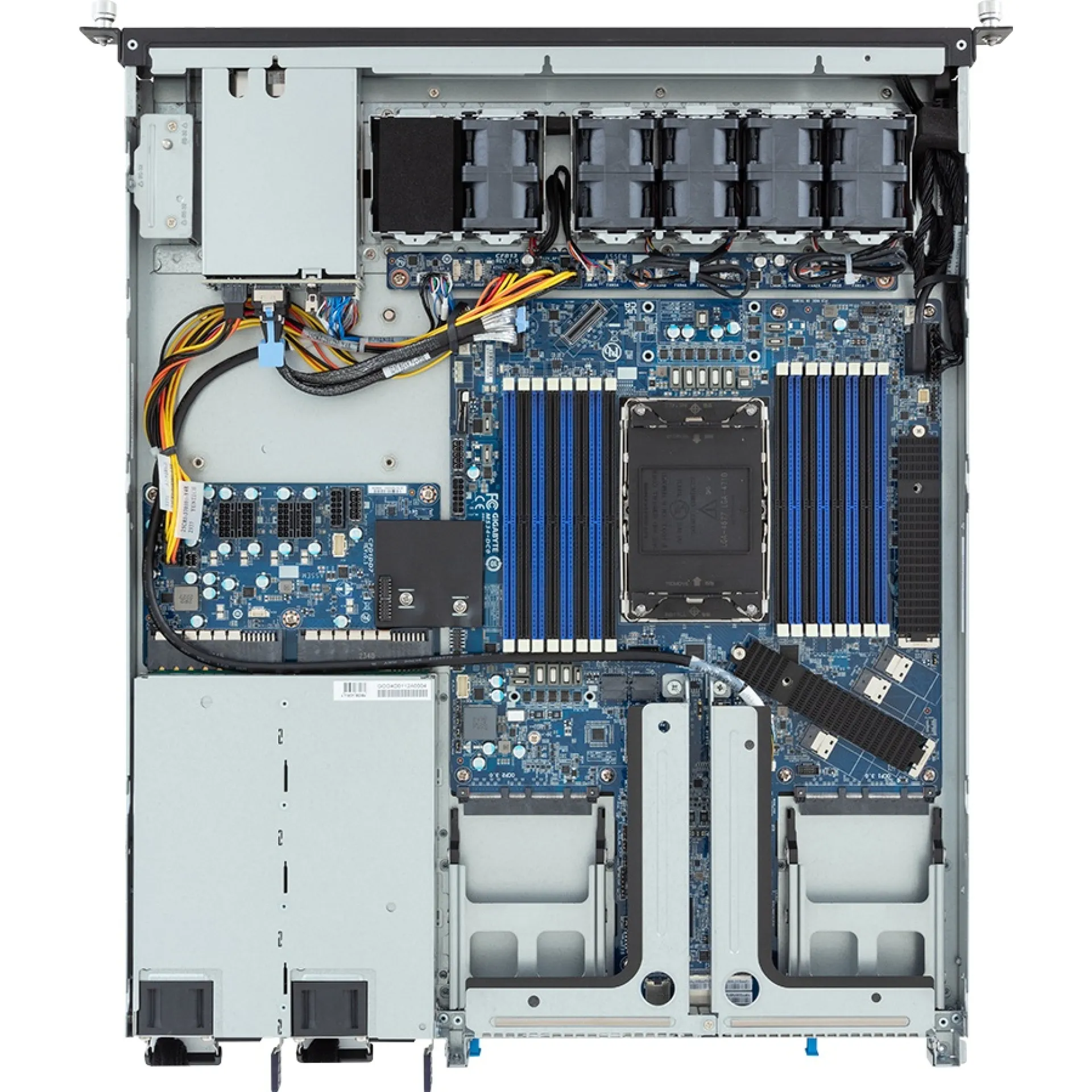 Gigabyte E164-S30-AAG1 top view 