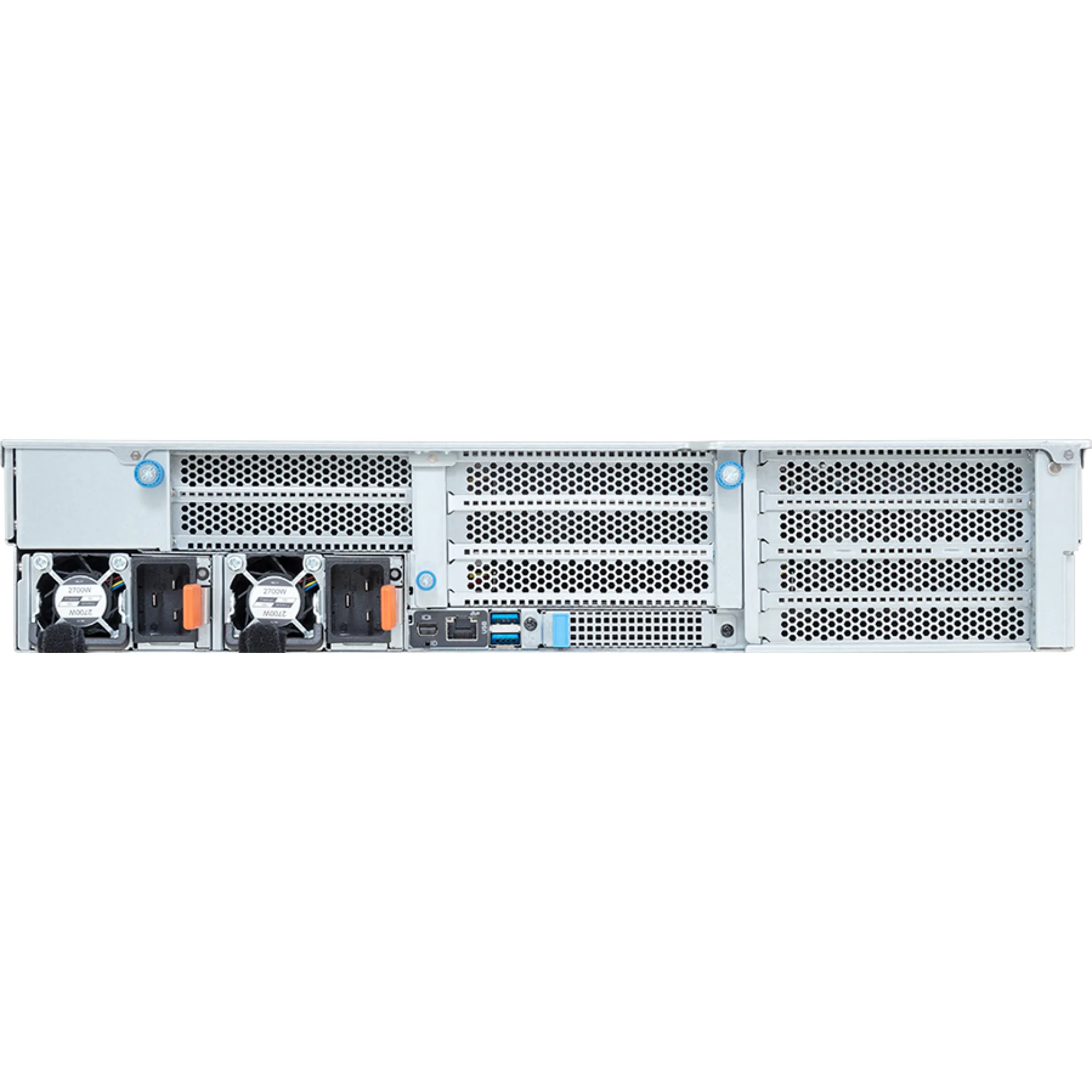 R263-ZG0-AAL2 Gigabyte rear view Gigabyte R263-ZG0-AAL2 rear view