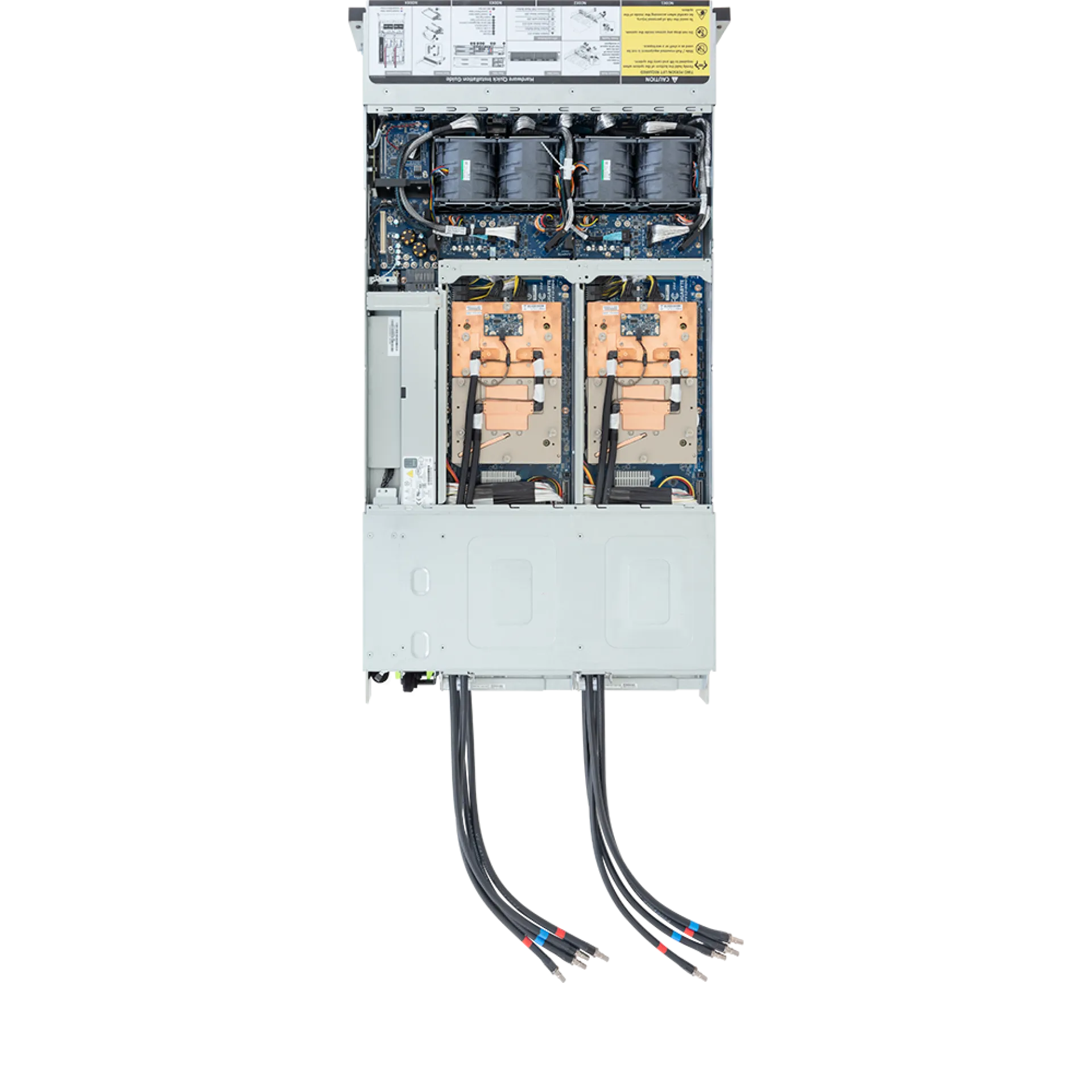H263-V11-LAW1 Gigabyte top view Gigabyte H263-V11-LAW1 top view