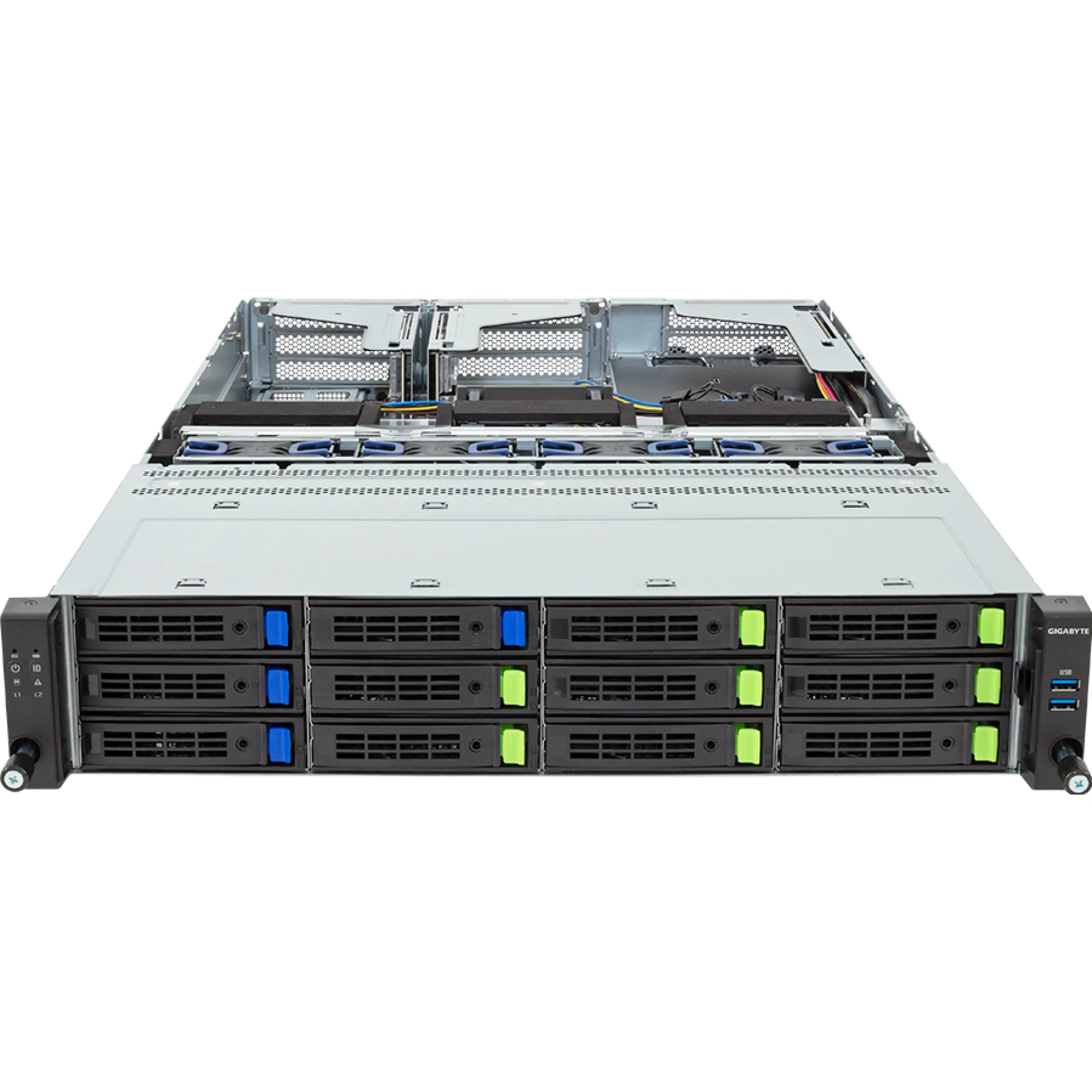 R263-Z35-AAL1 Gigabyte front view Gigabyte R263-Z35-AAL1 front view