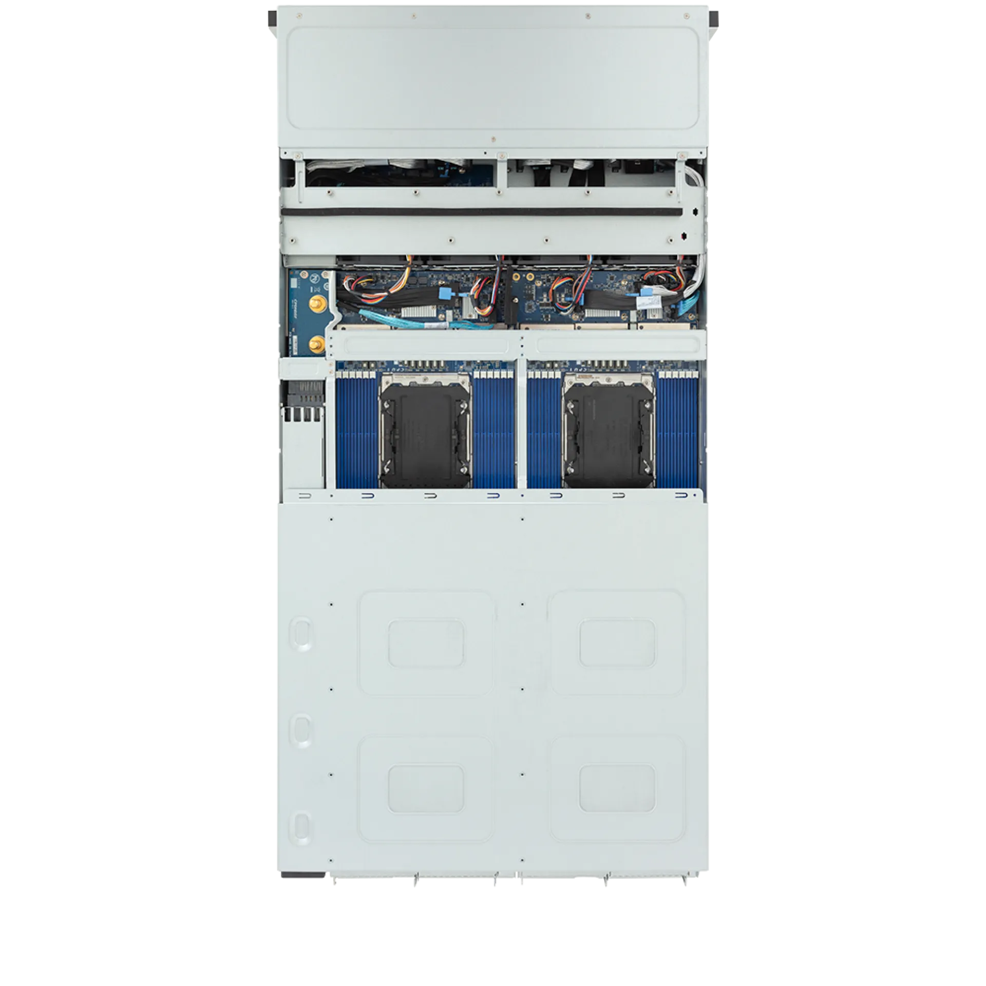 Gigabyte H374-A80-AAW1 top view 