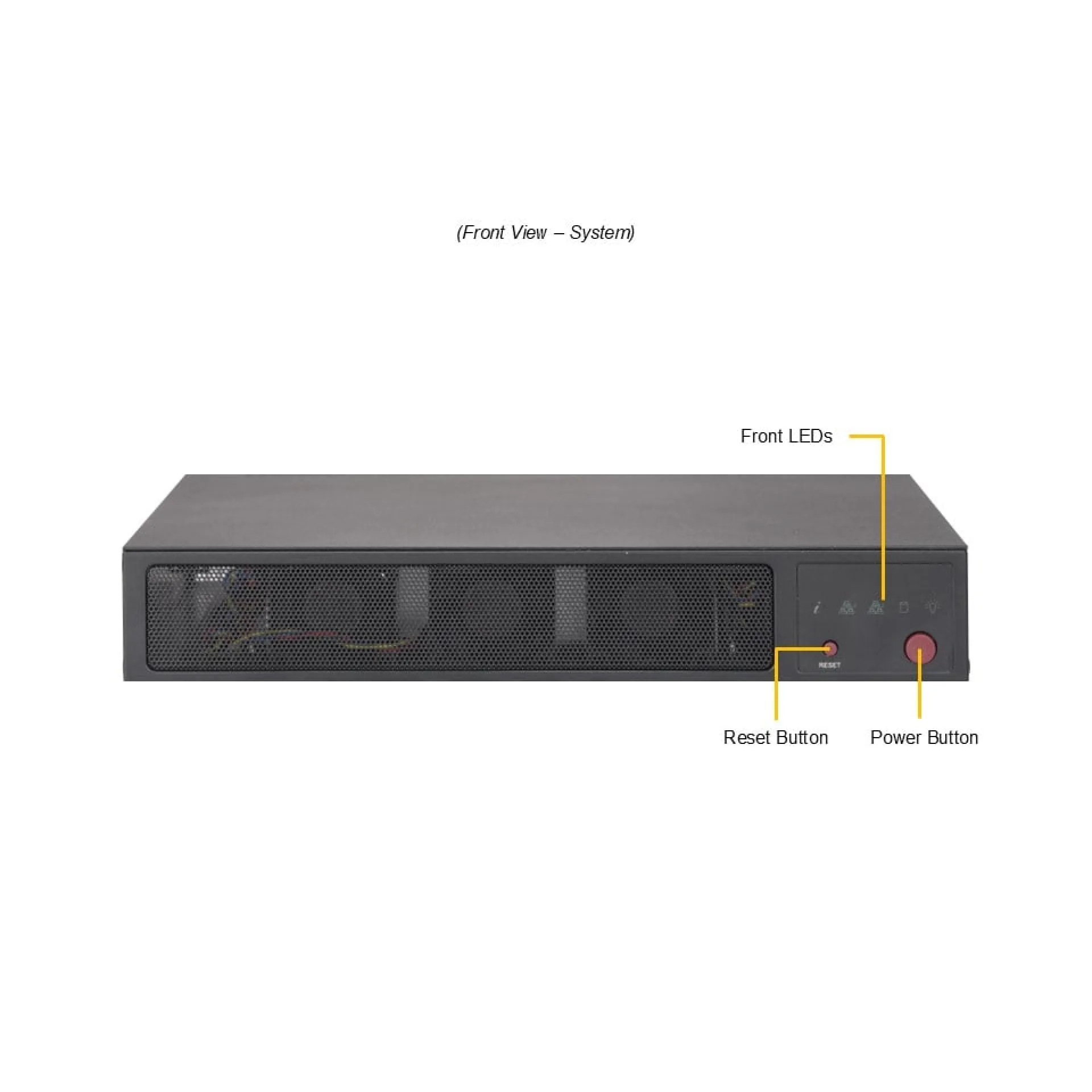Supermicro SYS-E300-14AR front view