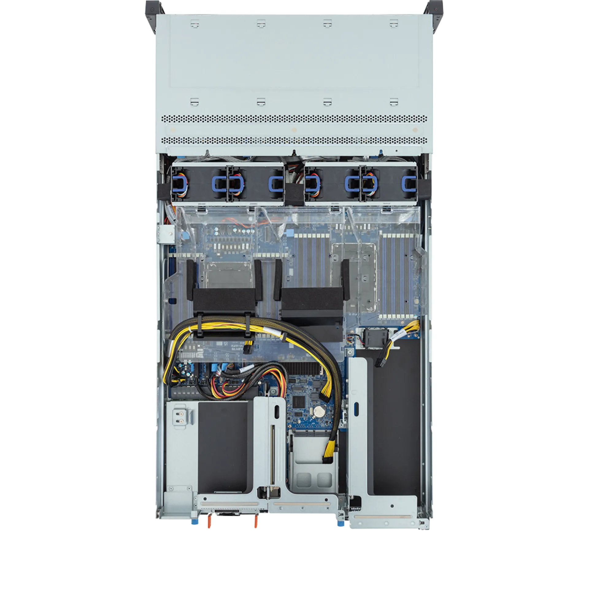 R284-SF0-AAL1 Gigabyte top view Gigabyte R284-SF0-AAL1 top view
