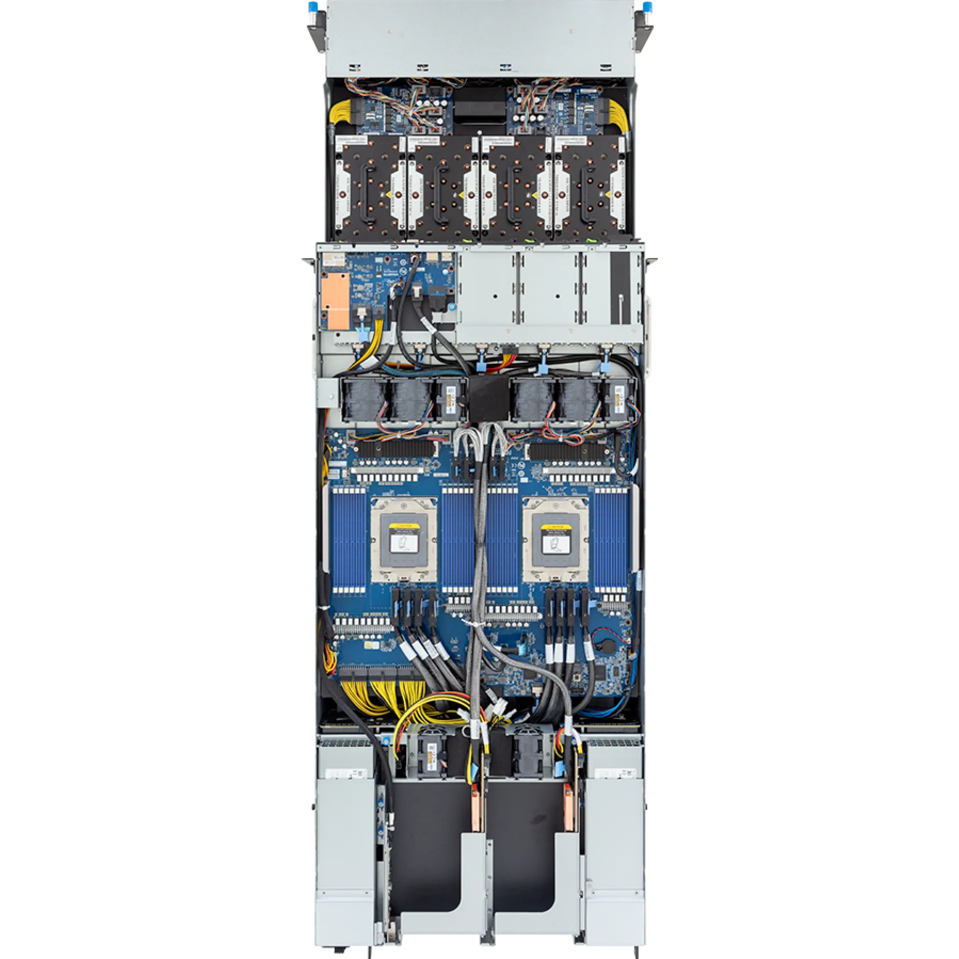 Gigabyte G593-ZX1-AAX1 top view 