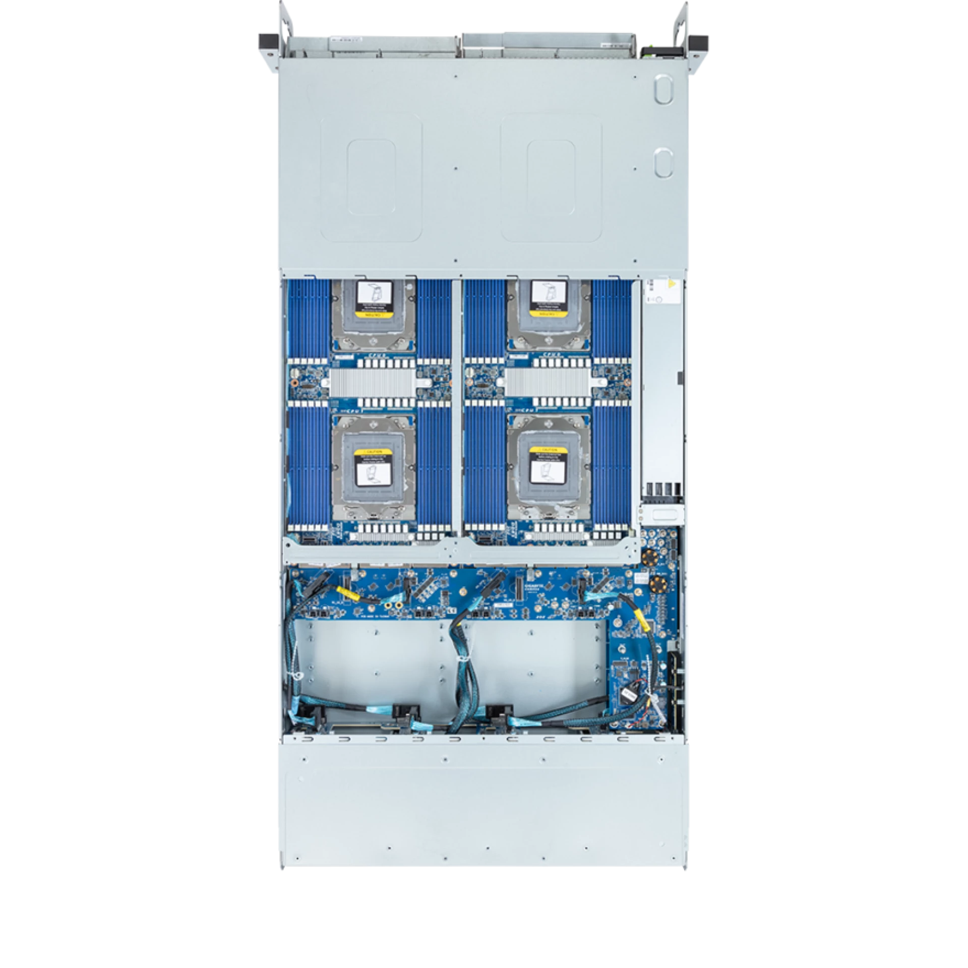 H273-Z82-IAW1 Gigabyte top view Gigabyte H273-Z82-IAW1 top view