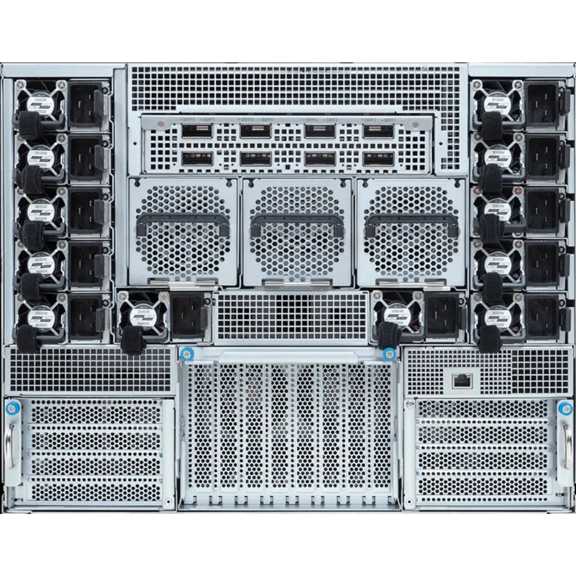 G894-ZD3-AAX7 Gigabyte rear view Gigabyte G894-ZD3-AAX7 rear view
