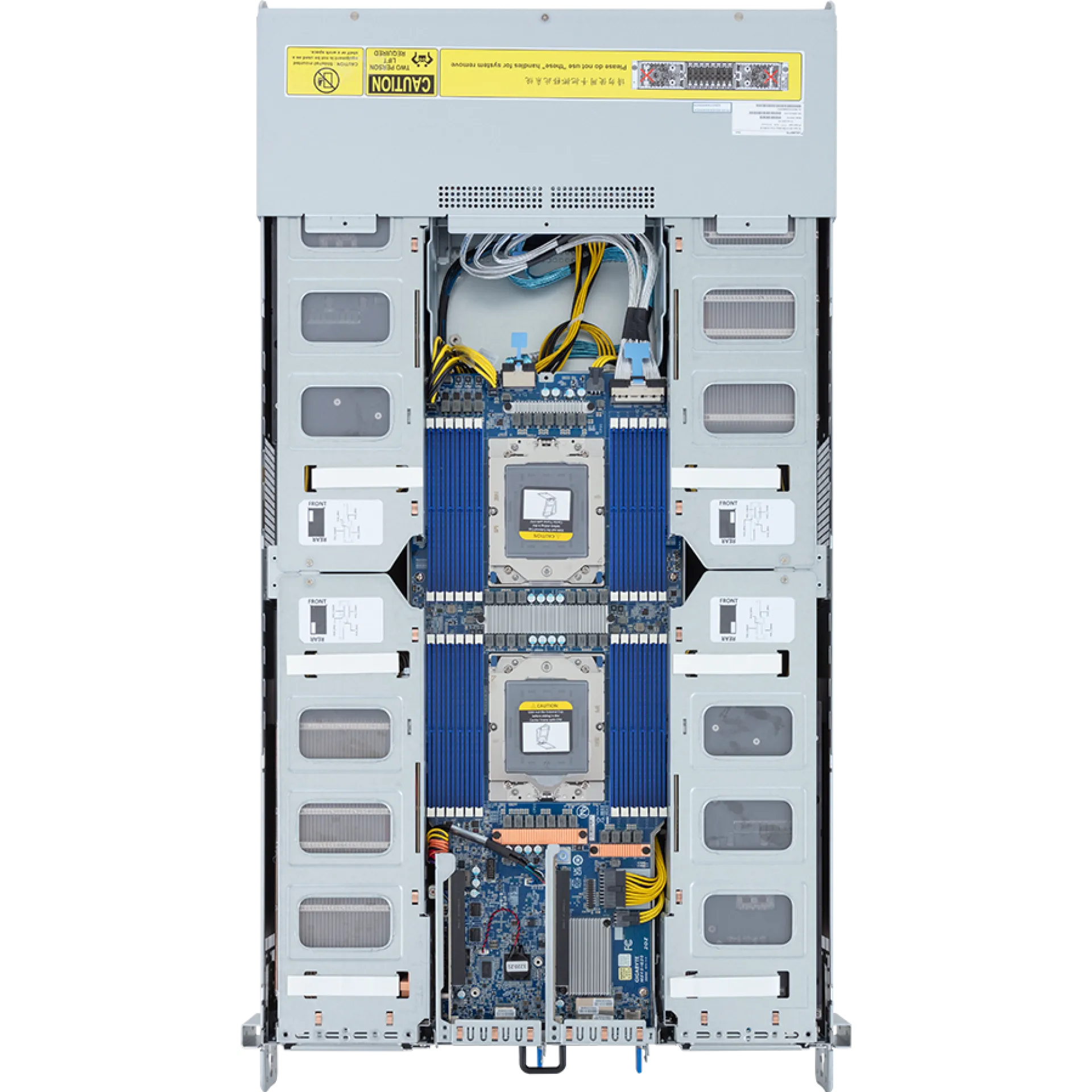Gigabyte G293-Z42-IAP1 top view 