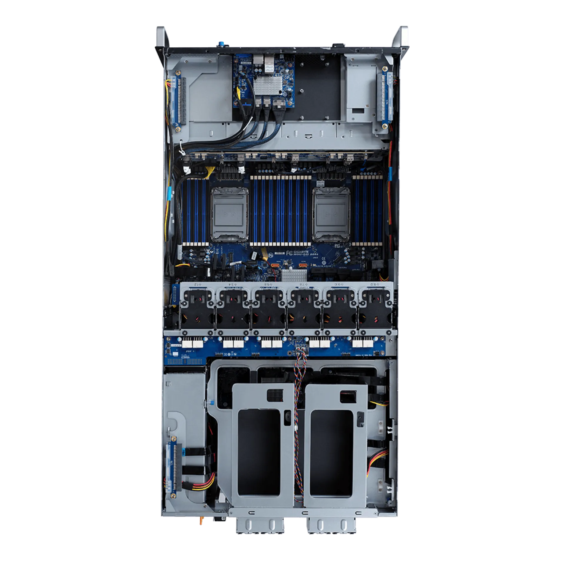G492-HA0 Gigabyte top view Gigabyte G492-HA0 top view