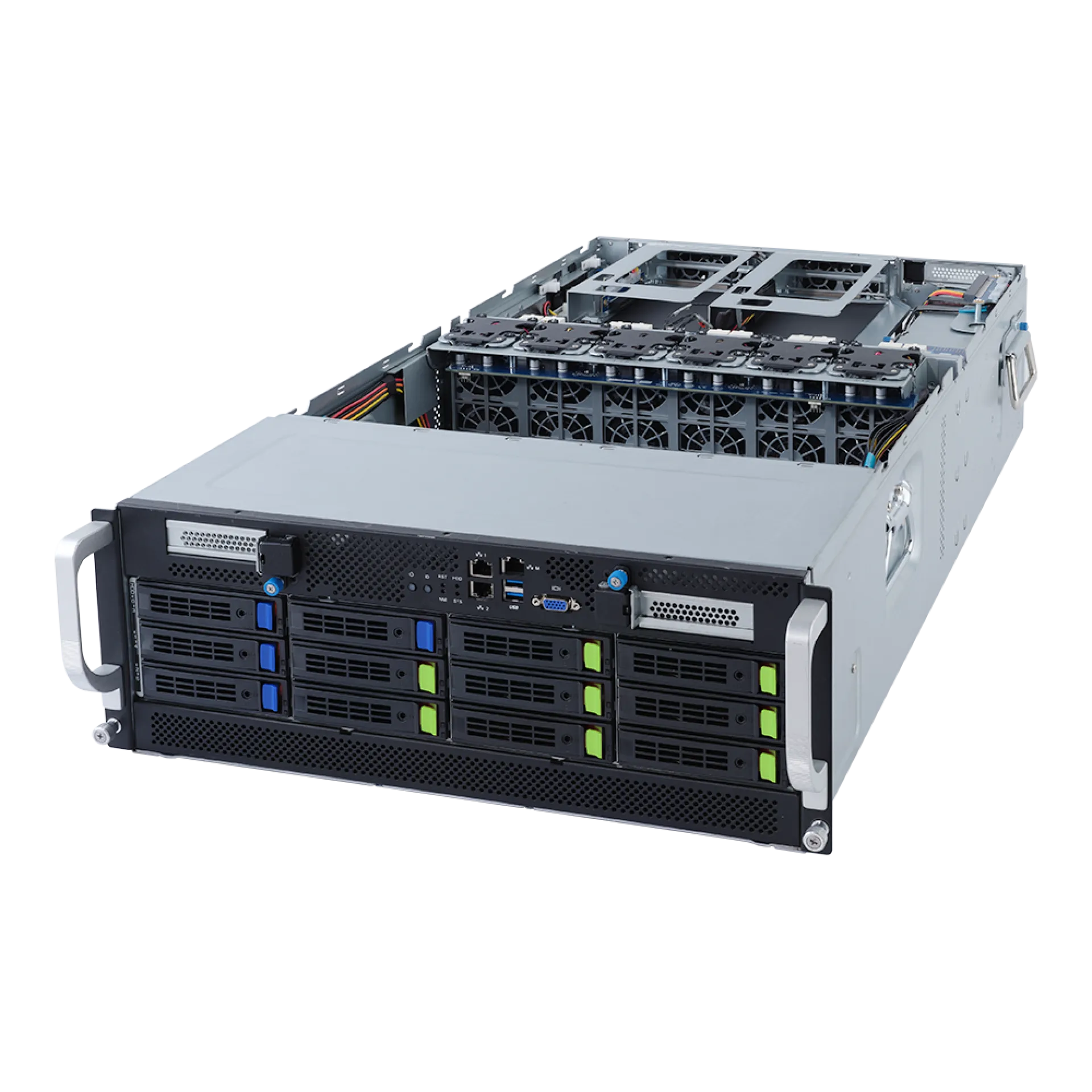 G492-HA0 Gigabyte angle view Gigabyte G492-HA0 angle view