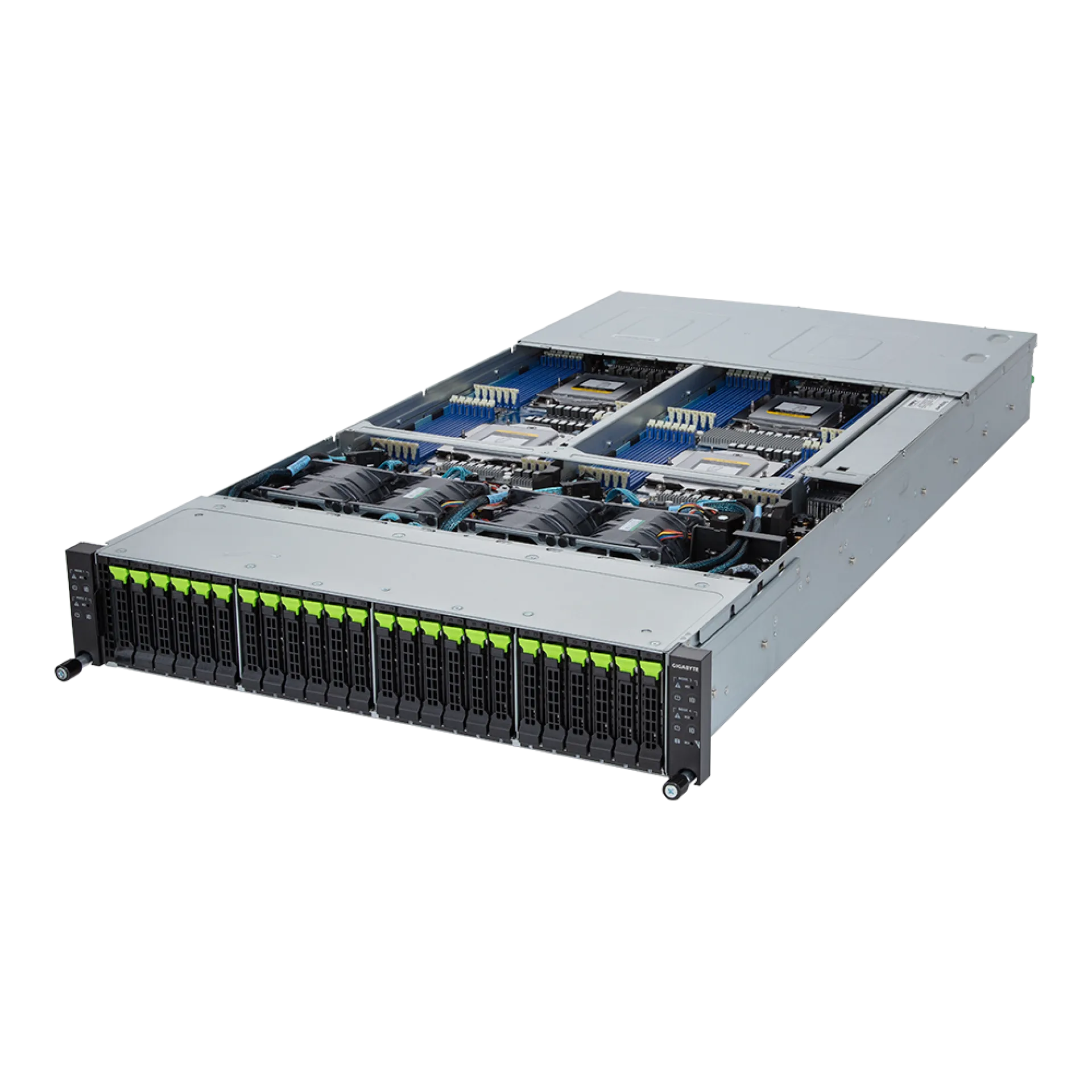 H273-Z80-AAN1 Gigabyte angle view Gigabyte H273-Z80-AAN1 angle view
