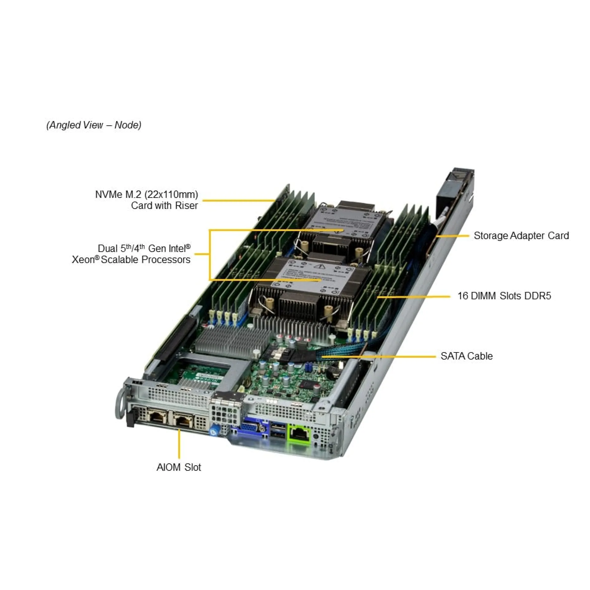 Supermicro SYS-621BT-HNTR angle view