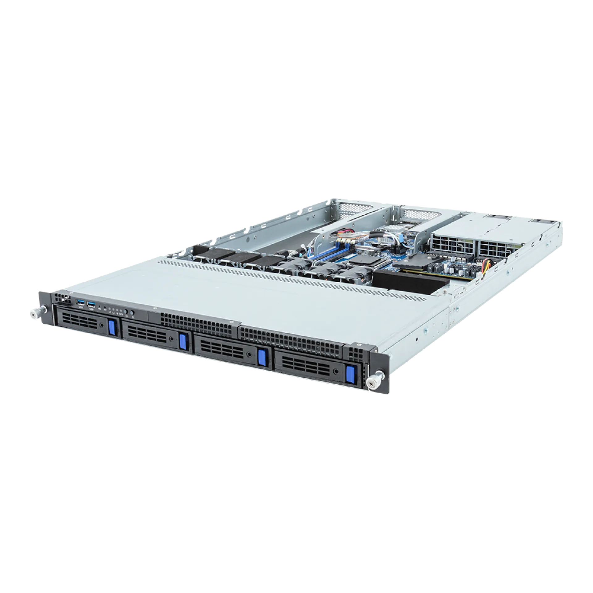 Gigabyte R133-C10-AAG1 angle view