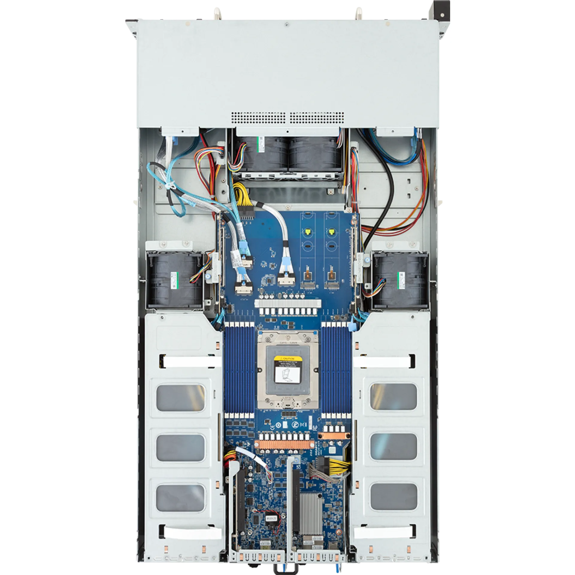 Gigabyte G293-Z23-AAM1 top view 