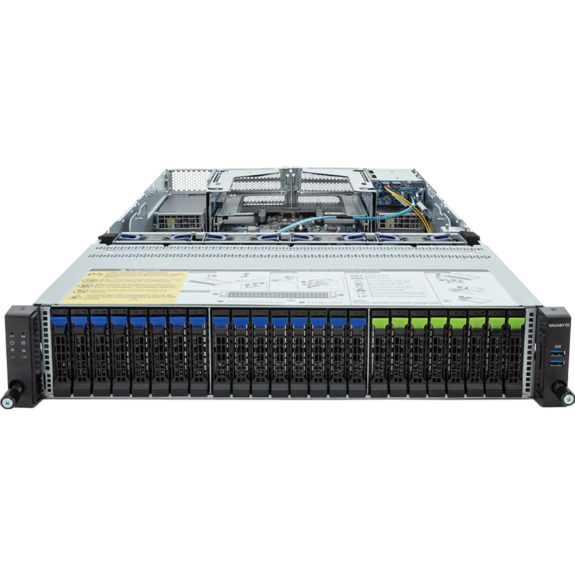 Gigabyte R283-S98-AAE2 front view 