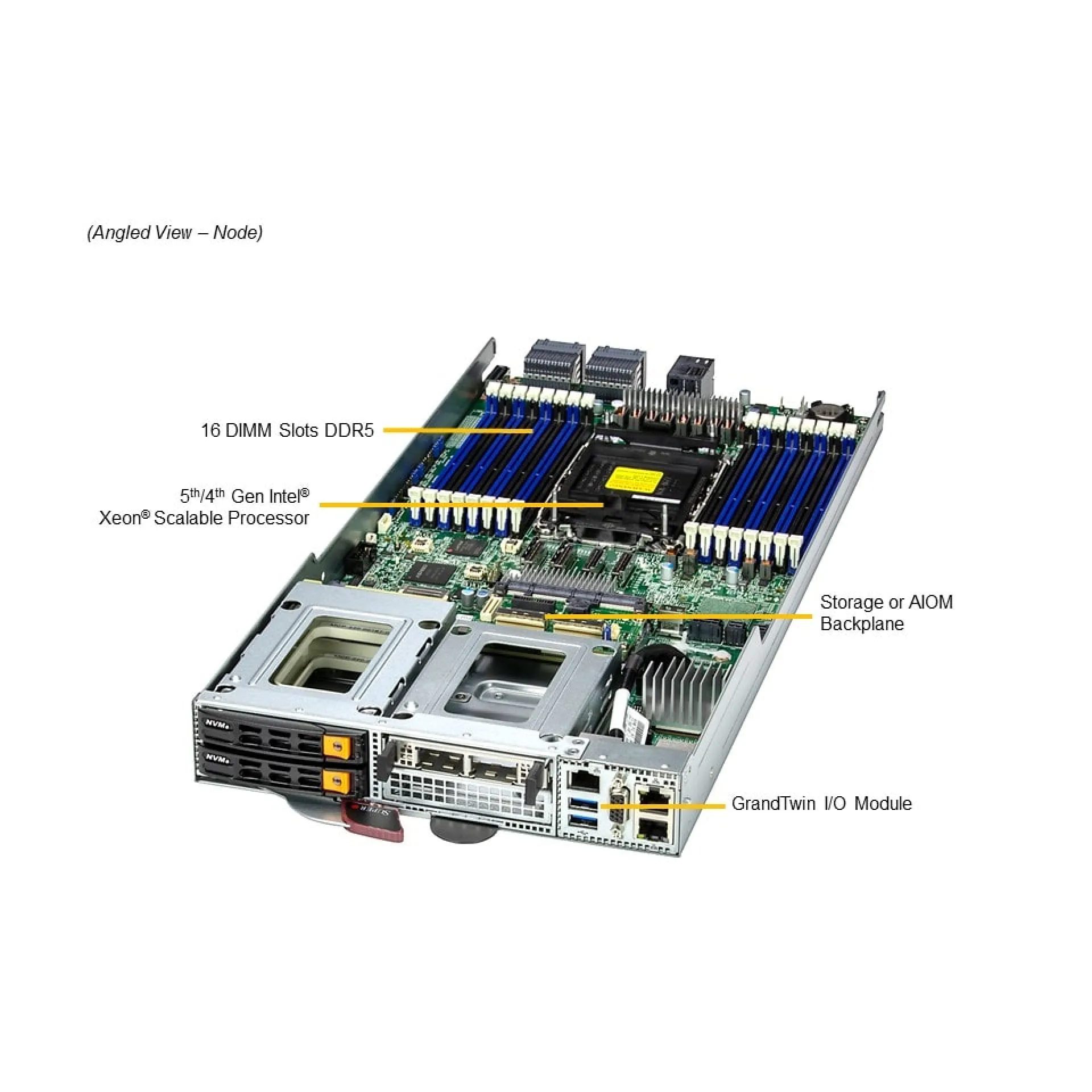 Supermicro SYS-211GT-HNTF angle view