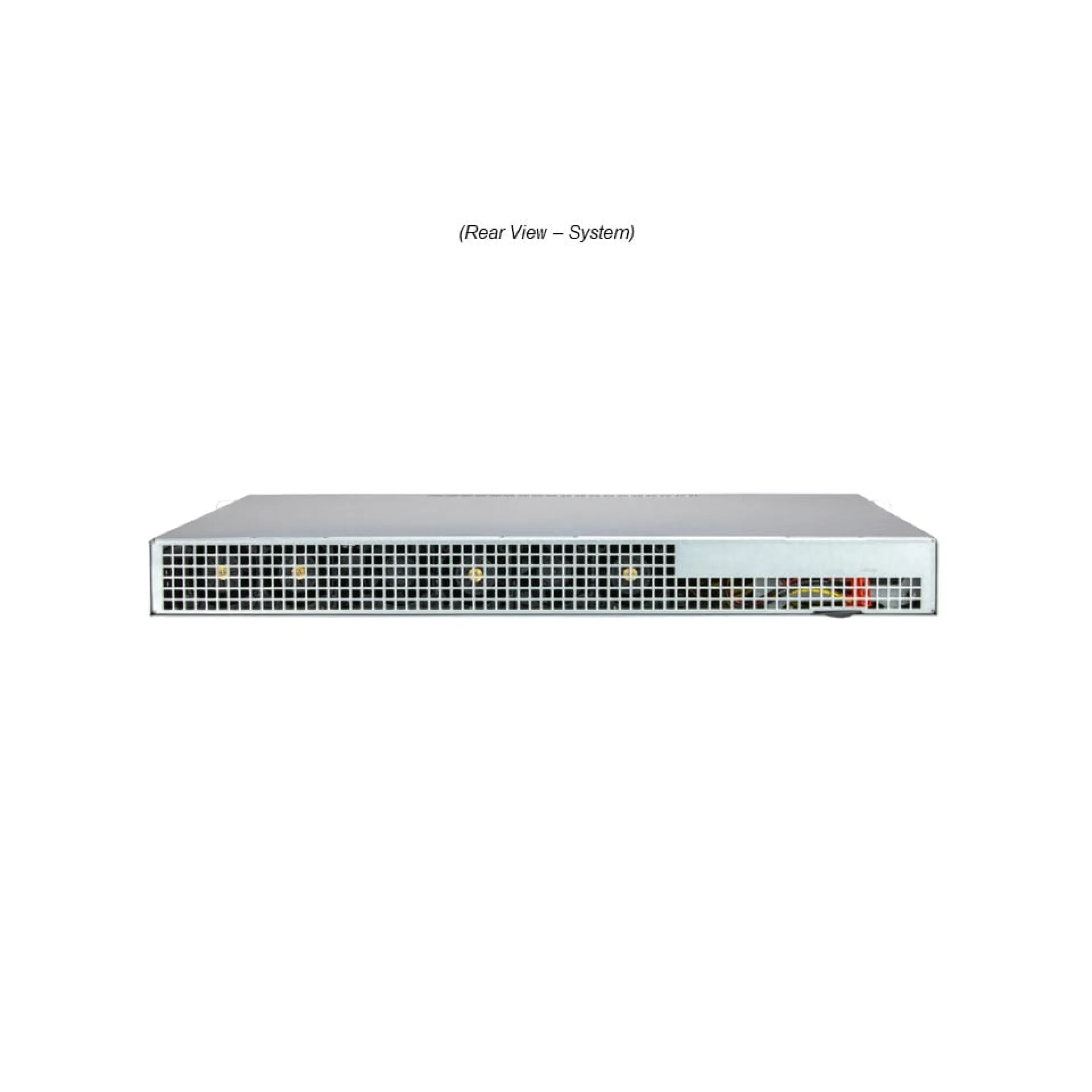 SYS-112B-FWT Supermicro rear view Supermicro SYS-112B-FWT rear view