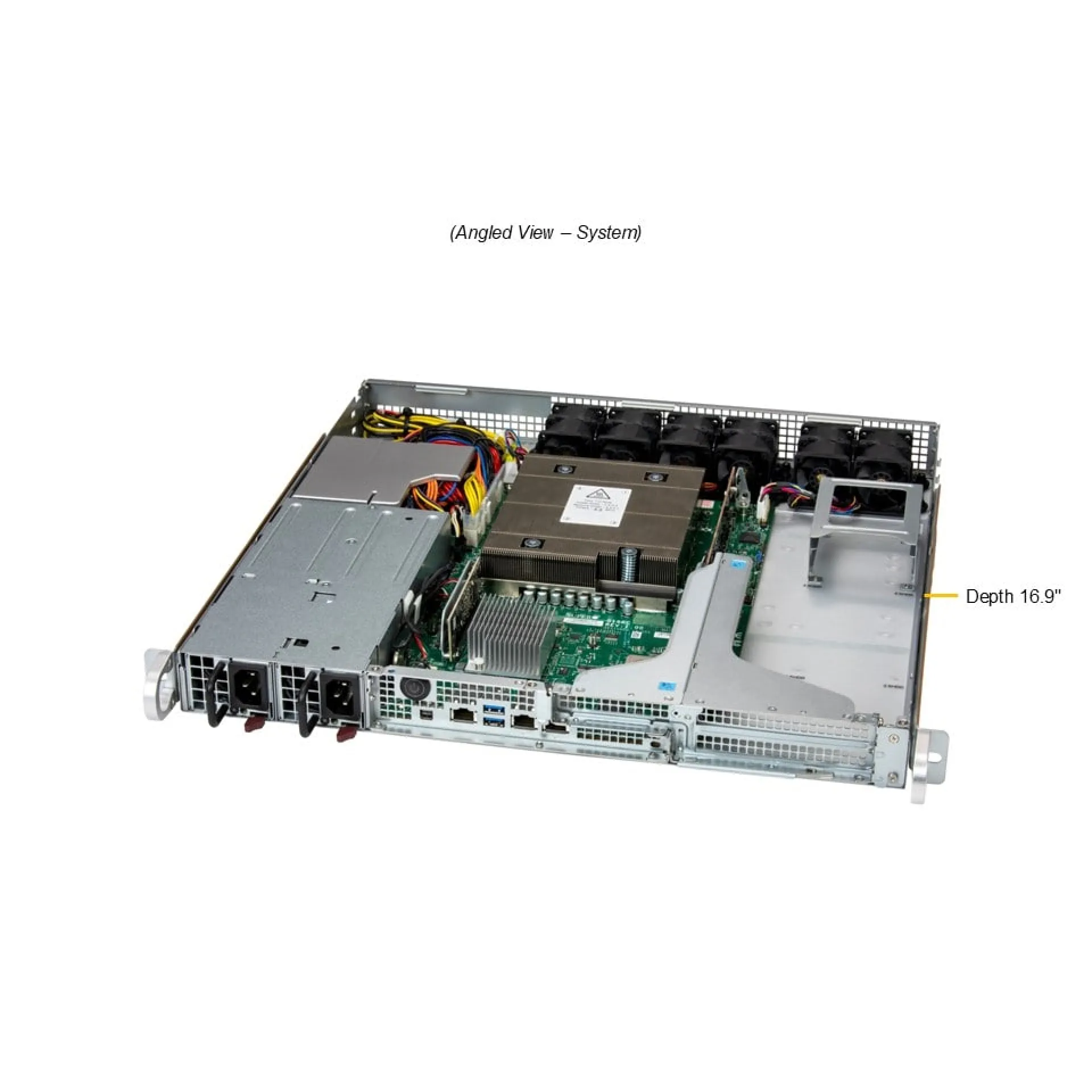 ARS-111L-FR Supermicro angle view Supermicro ARS-111L-FR angle view