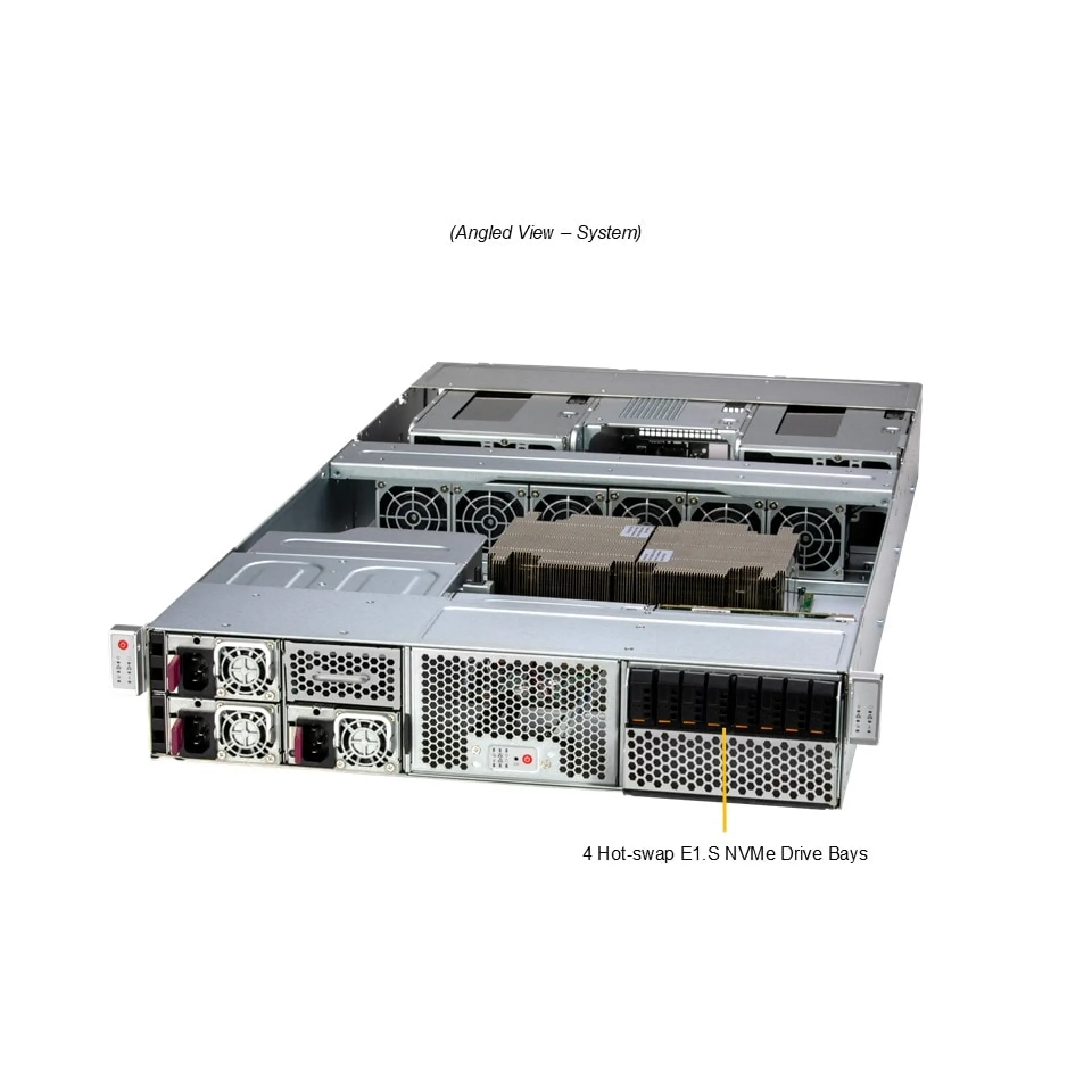 ARS-221GL-NR Supermicro angle view Supermicro ARS-221GL-NR angle view