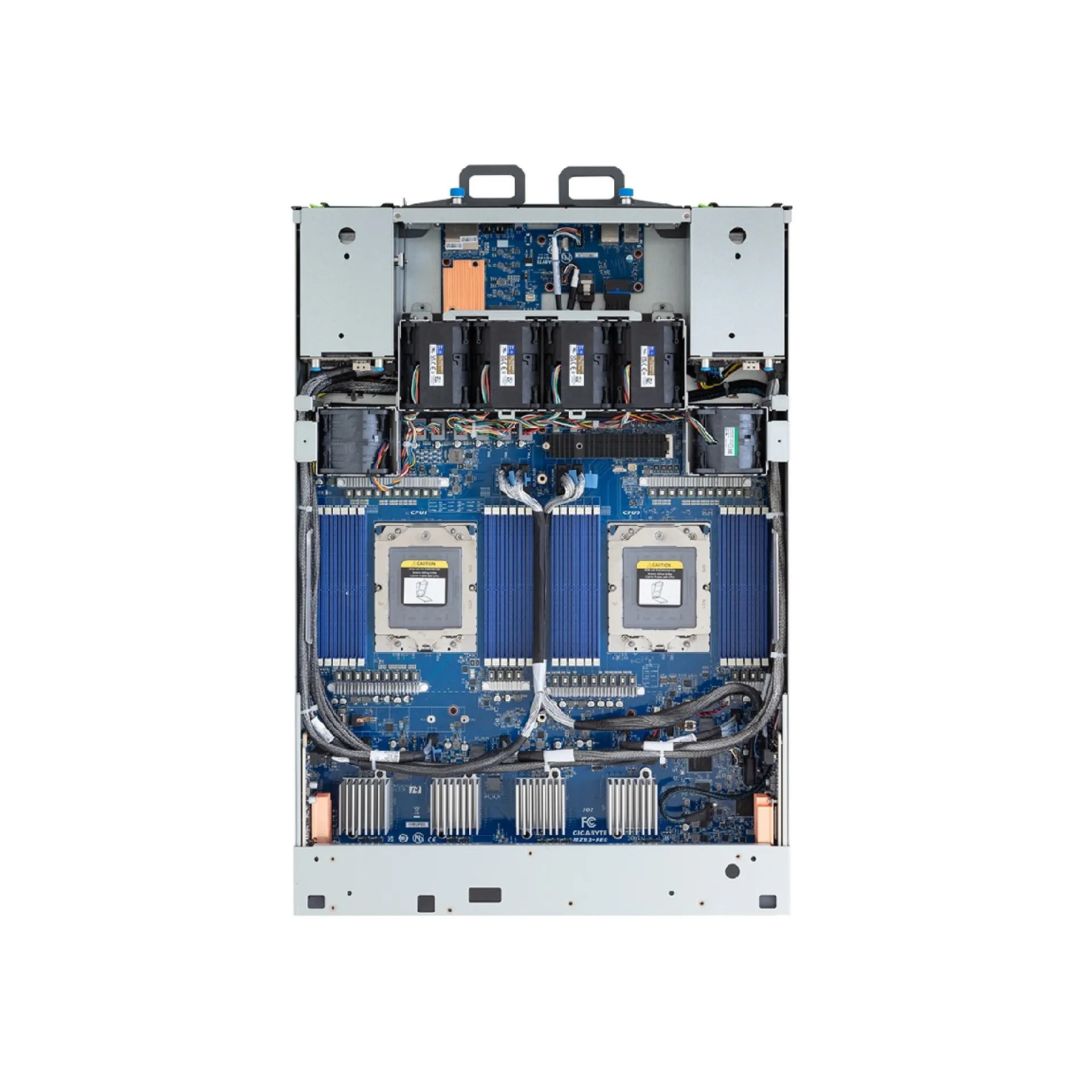 G893-ZX1- AAX1 Gigabyte top view Gigabyte G893-ZX1- AAX1 top view