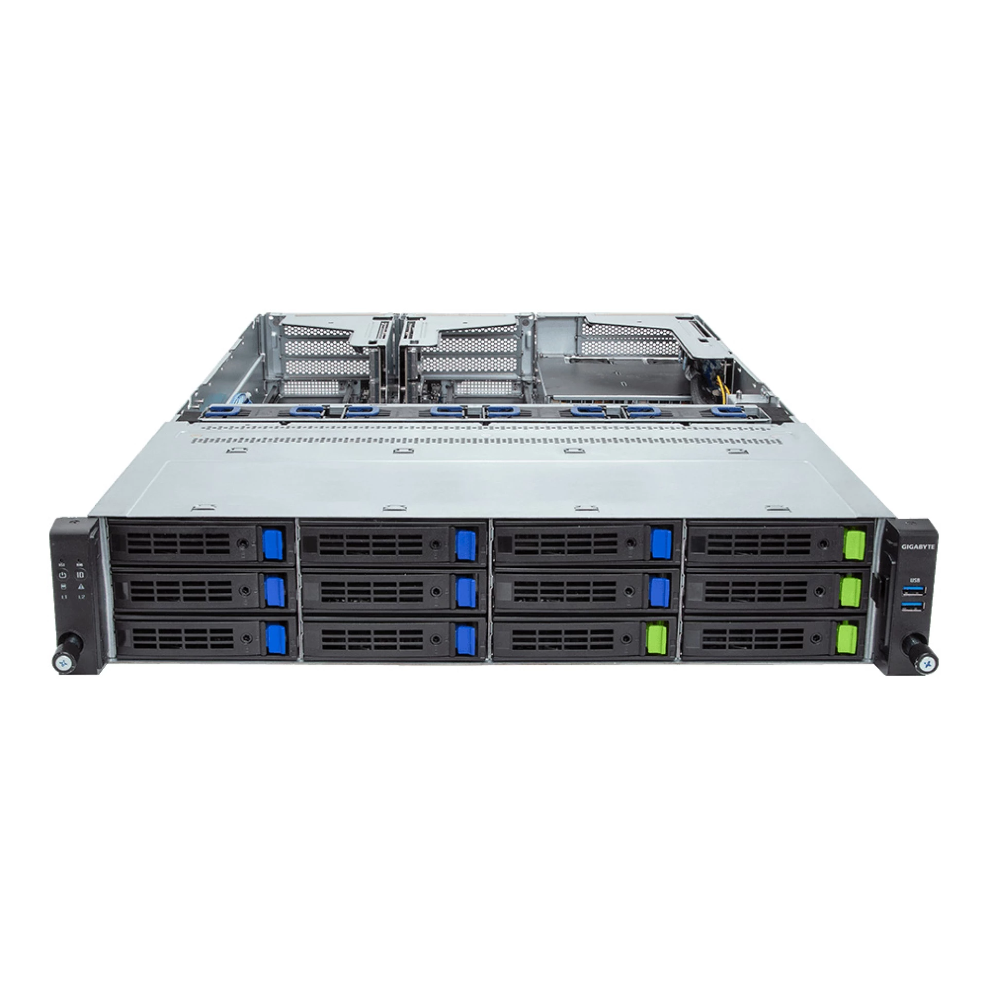 R263-S30-AAH1 Gigabyte front view Gigabyte R263-S30-AAH1 front view