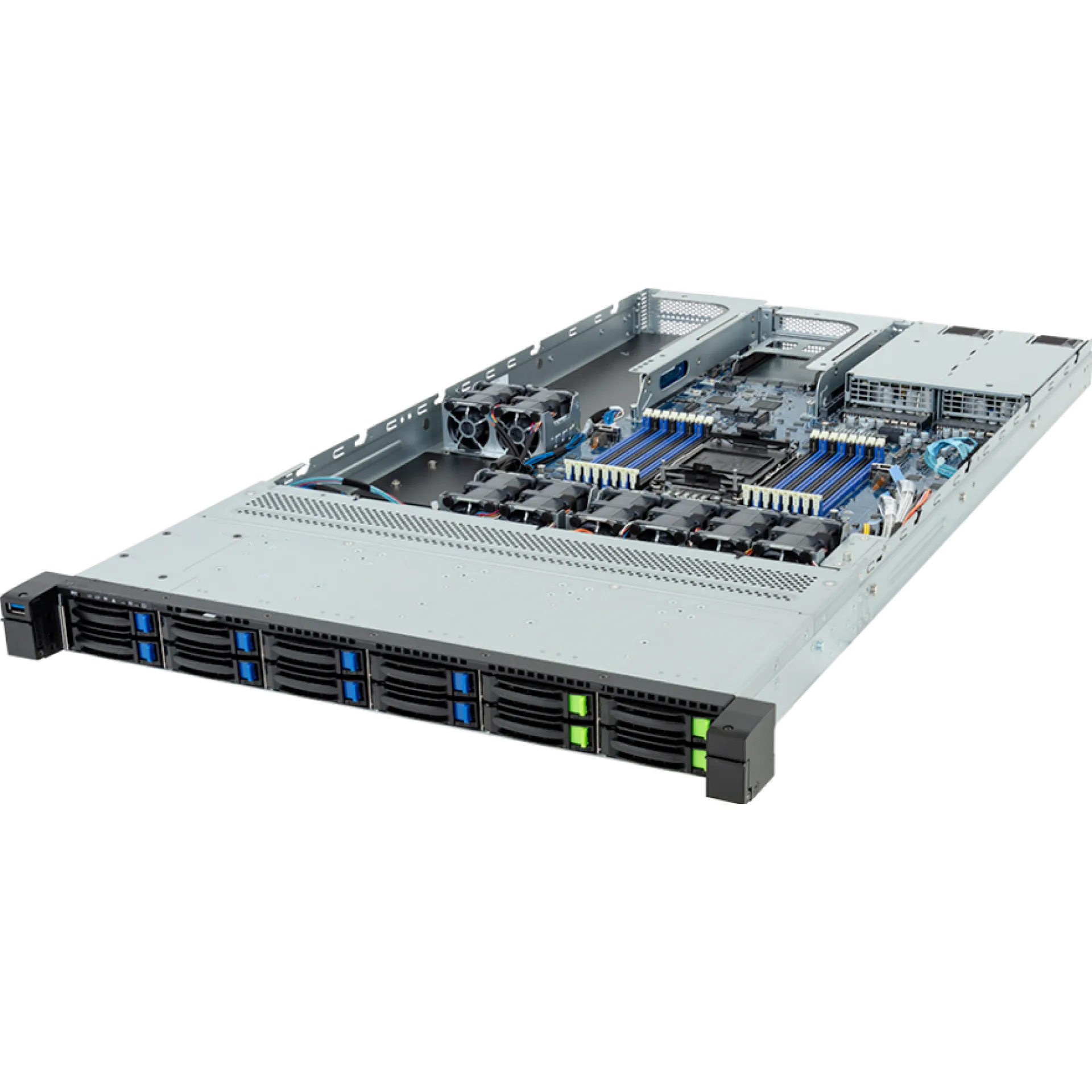 R164-SG2-AAV1 Gigabyte angle view Gigabyte R164-SG2-AAV1 angle view