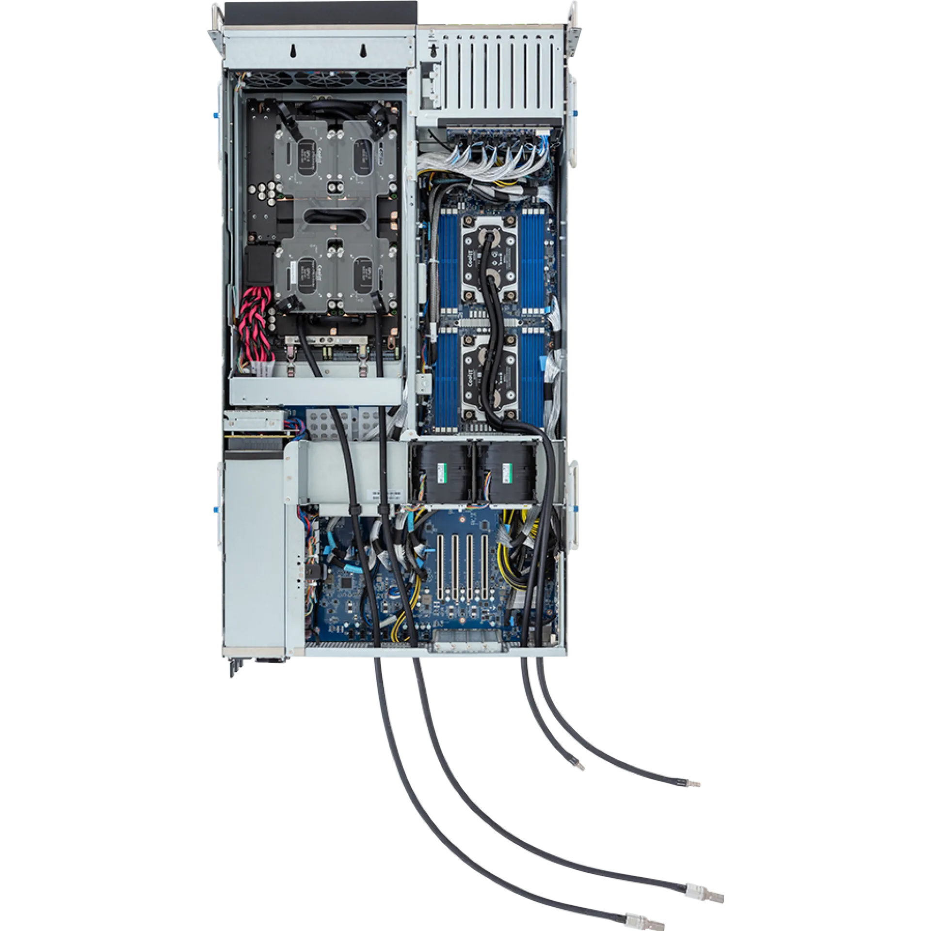 G363-SR0-LAX1 Gigabyte top view Gigabyte G363-SR0-LAX1 top view