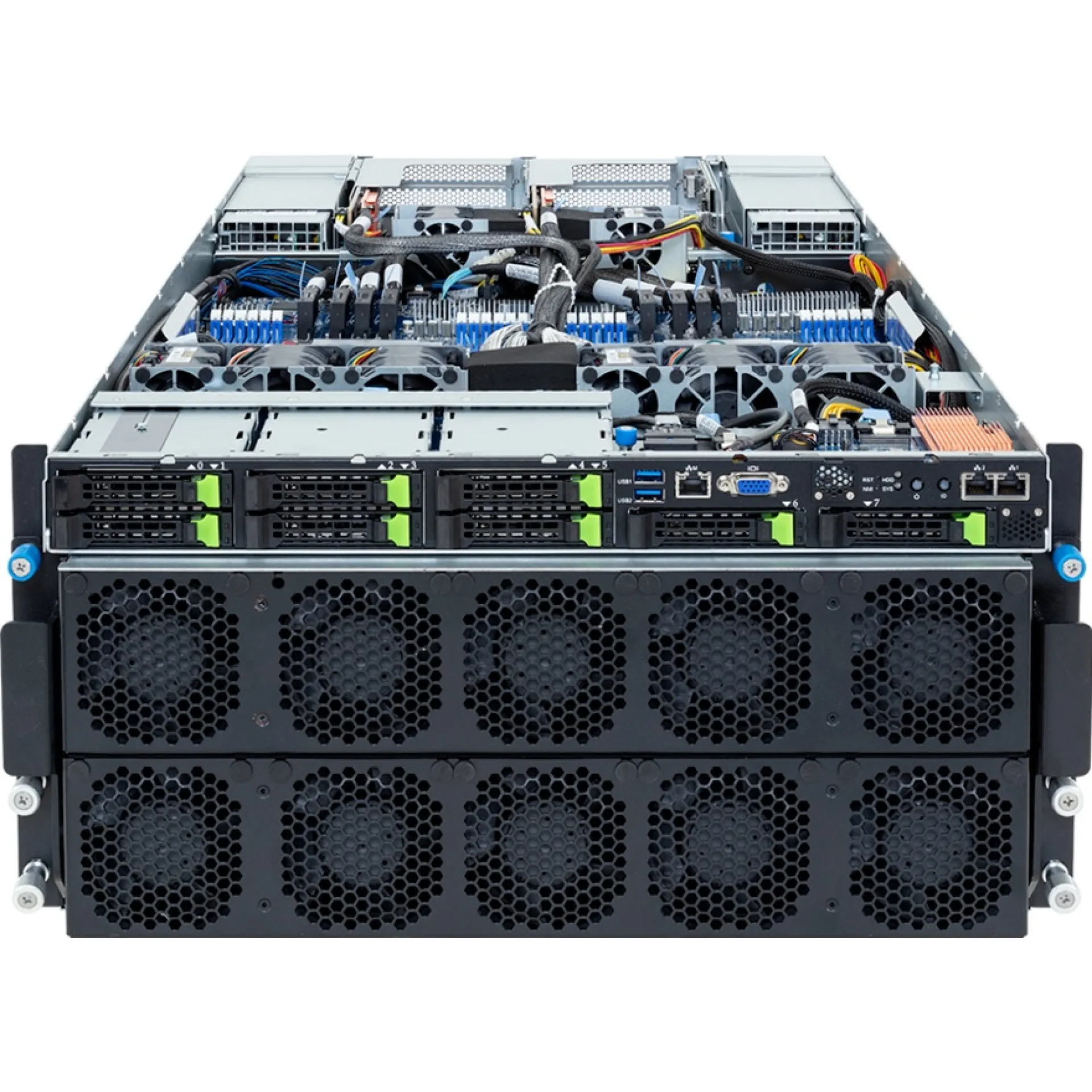 Gigabyte G593-ZX1-AAX1 front view 