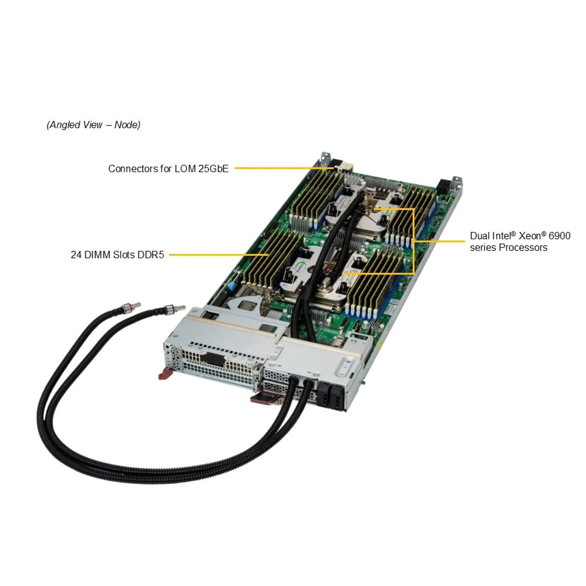 SBI-622BA-1NE12-LCC | Supermicro Dual Xeon 6900 w/ P-cores 6U Blade Server SBI-622BA-1NE12-LCC | Supermicro Dual Xeon 6900 w/ P-cores 6U Blade Server