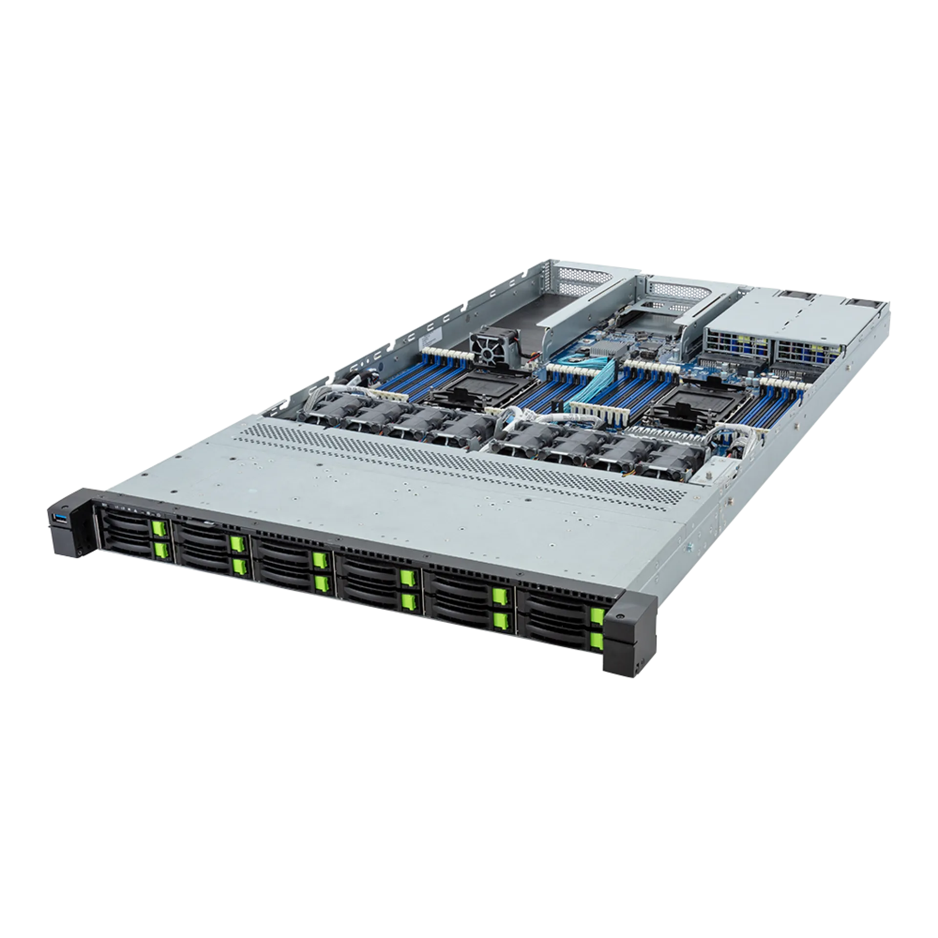 R183-SF1-AAJ1 Gigabyte angle view Gigabyte R183-SF1-AAJ1 angle view