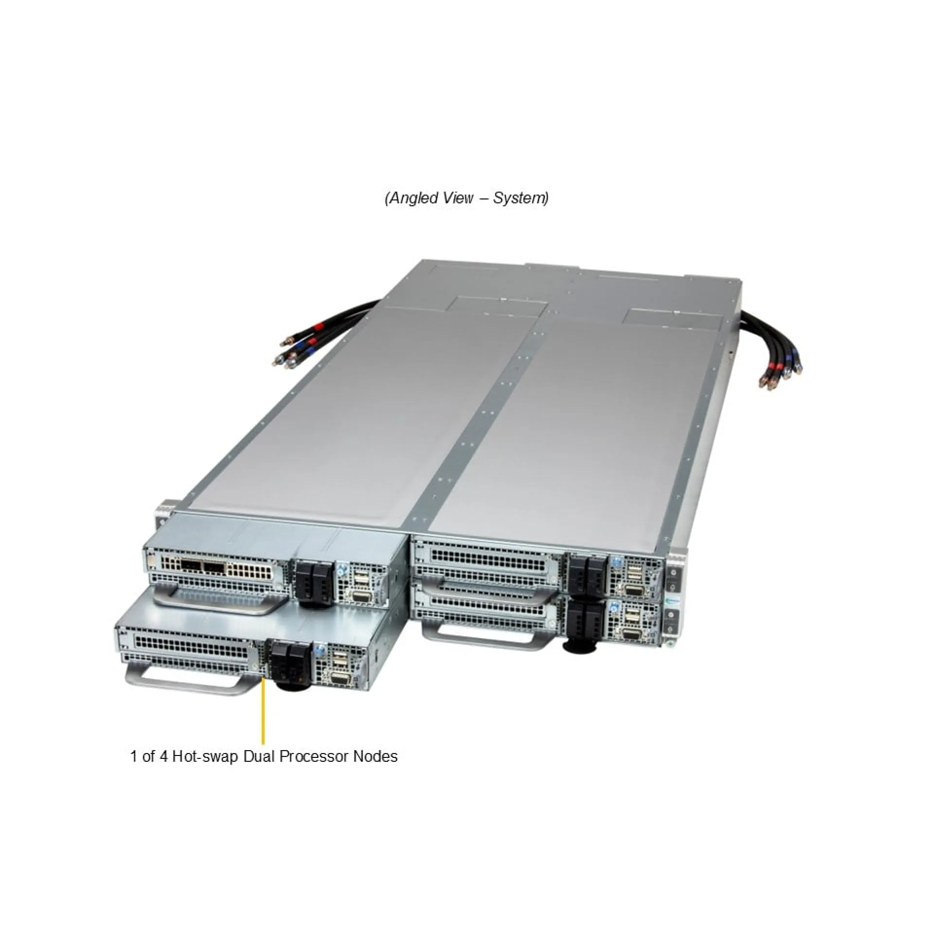 Supermicro SYS-222FT-HEA-ALC angle view