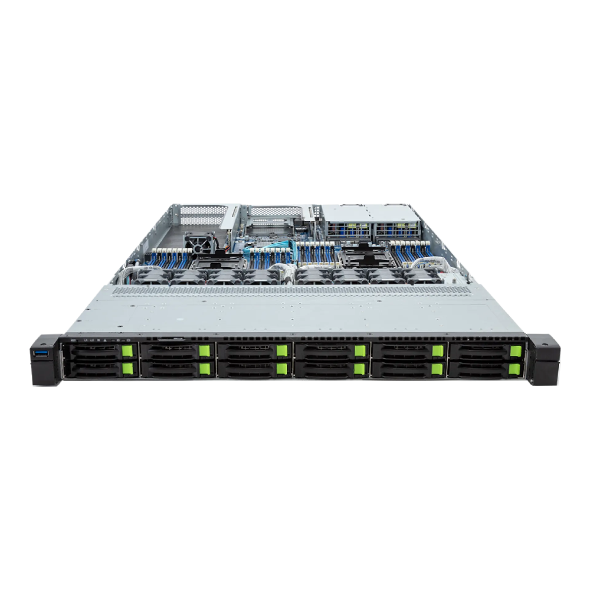 R183-SF1-AAJ1 Gigabyte front view Gigabyte R183-SF1-AAJ1 front view