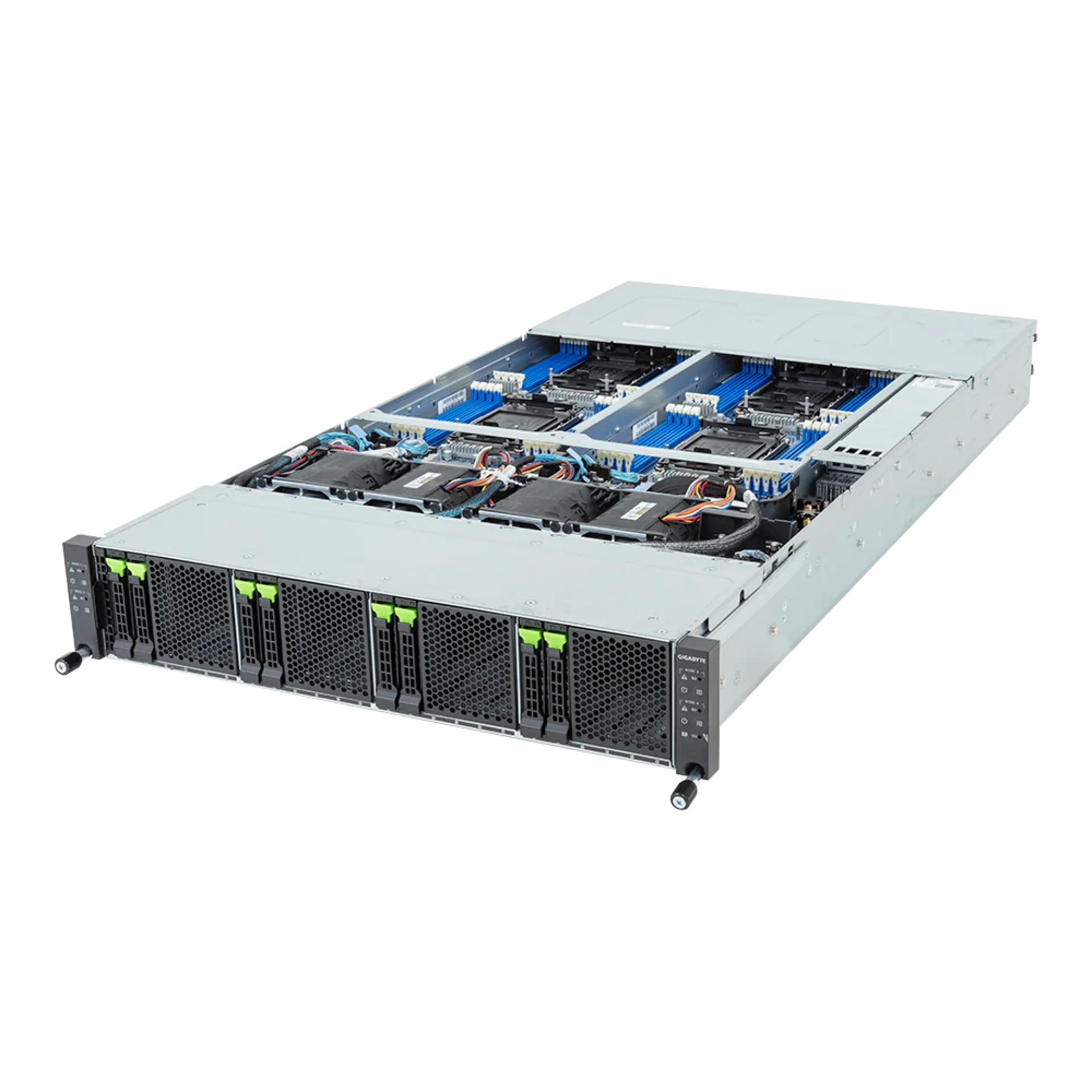 H274-S61-AAW1 | Gigabyte Dual Xeon 6500 w/ P-cores Xeon 6700 w/ E-cores Xeon 6700 w/ P-cores 2U Rack Server H274-S61-AAW1 | Gigabyte Dual Xeon 6500 w/ P-cores Xeon 6700 w/ E-cores Xeon 6700 w/ P-cores 2U Rack Server