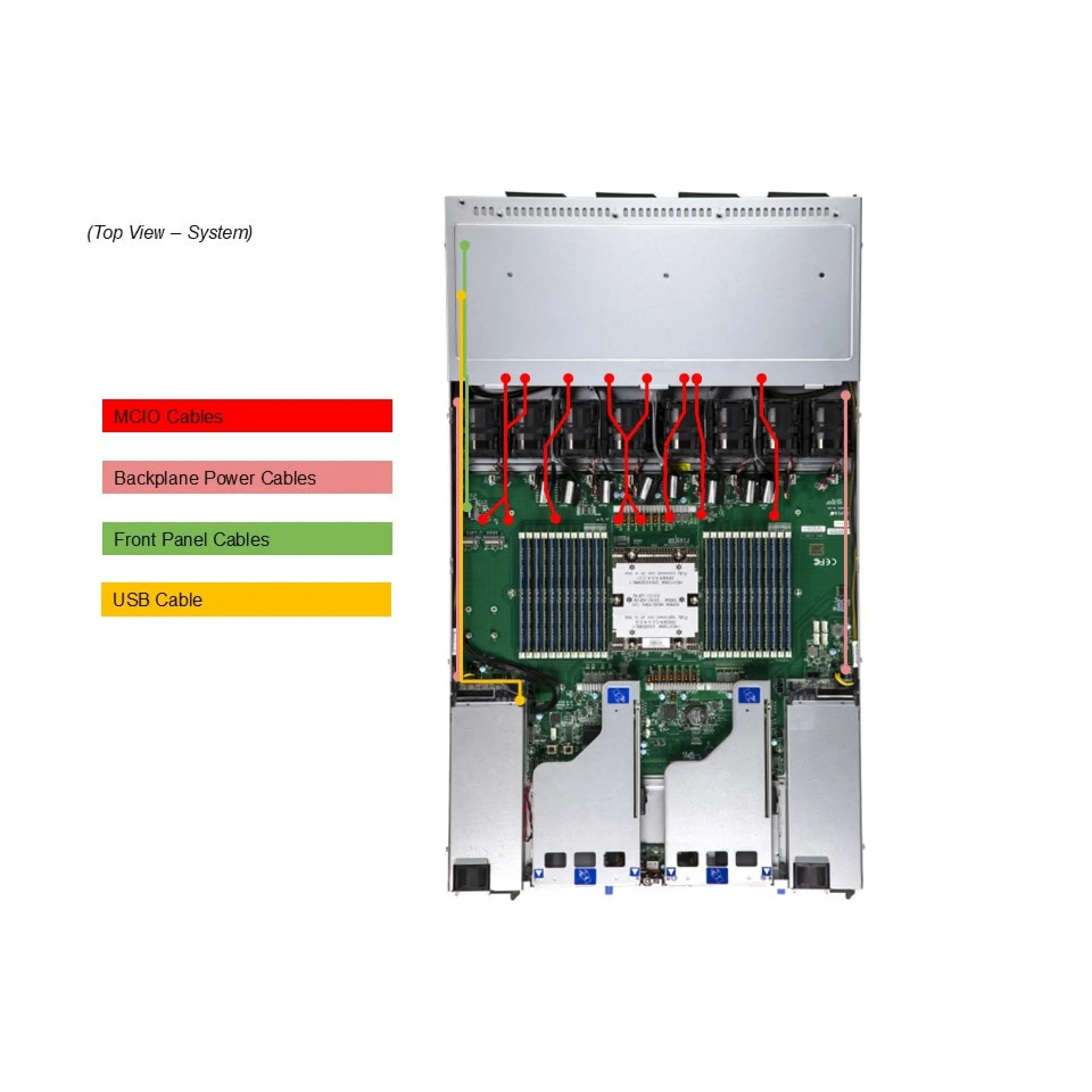 ASG-1115S-NE316R-02-G1 Supermicro top view Supermicro ASG-1115S-NE316R-02-G1 top view
