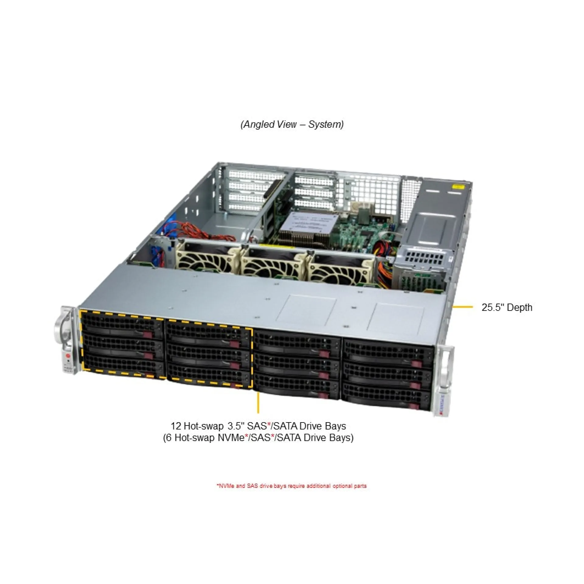 AS-2015SV-WTNRT Supermicro angle view Supermicro AS-2015SV-WTNRT angle view