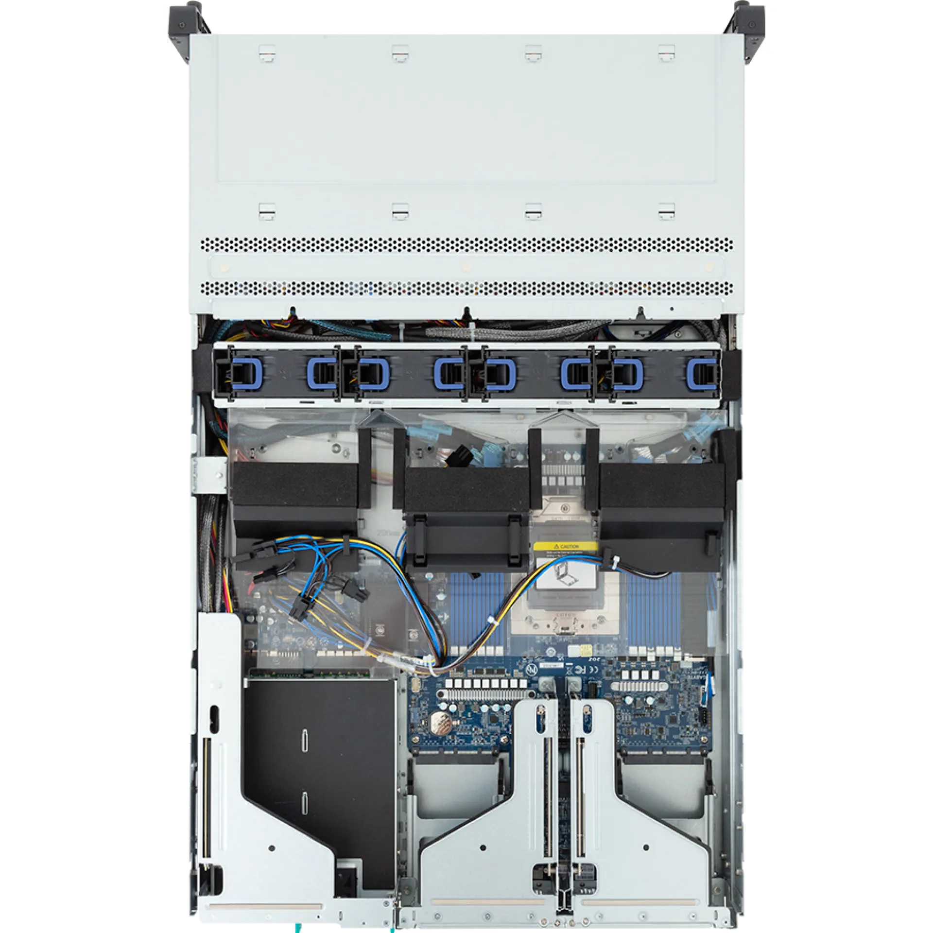 R263-Z35-AAL1 Gigabyte top view Gigabyte R263-Z35-AAL1 top view