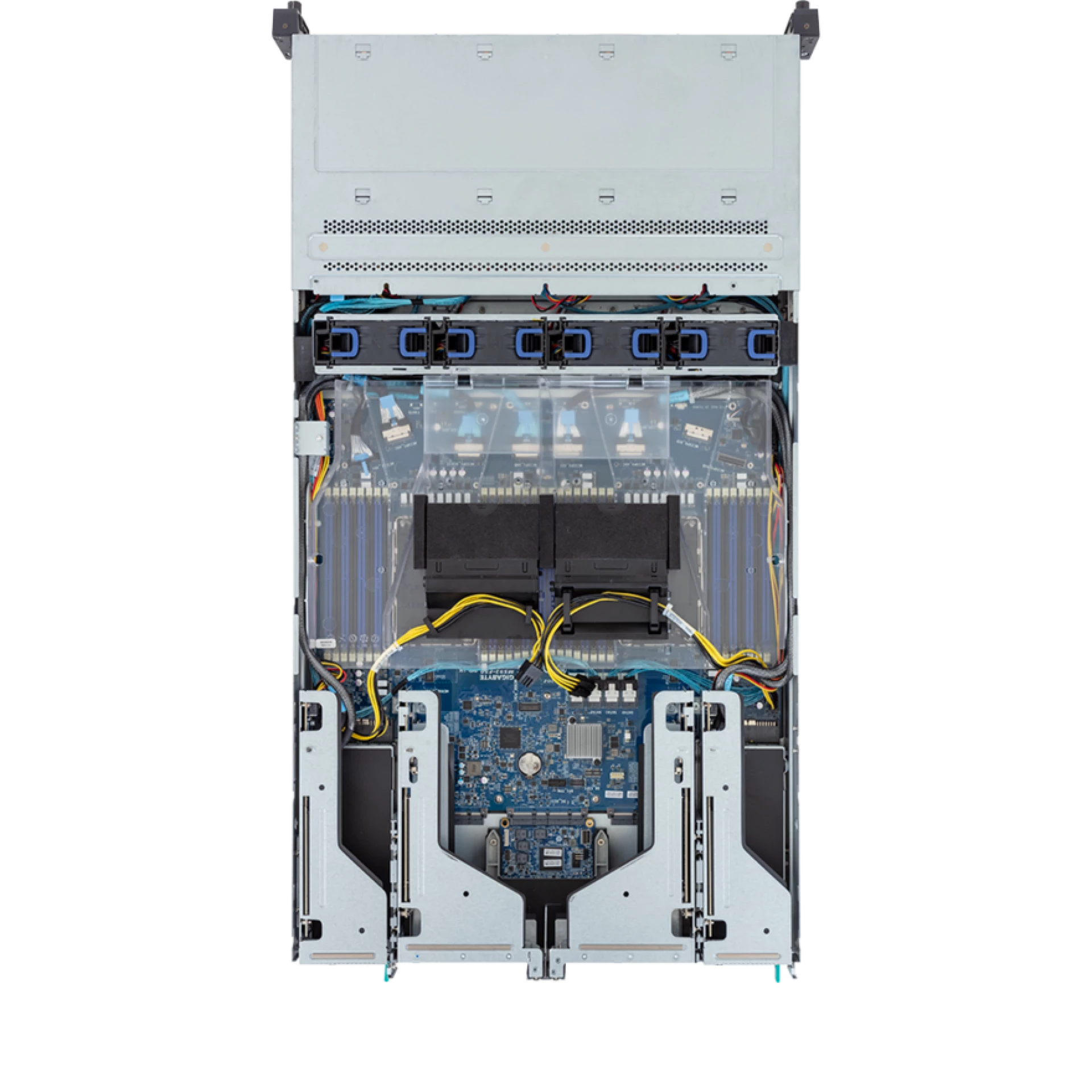 R283-S93-AAL1 Gigabyte top view Gigabyte R283-S93-AAL1 top view