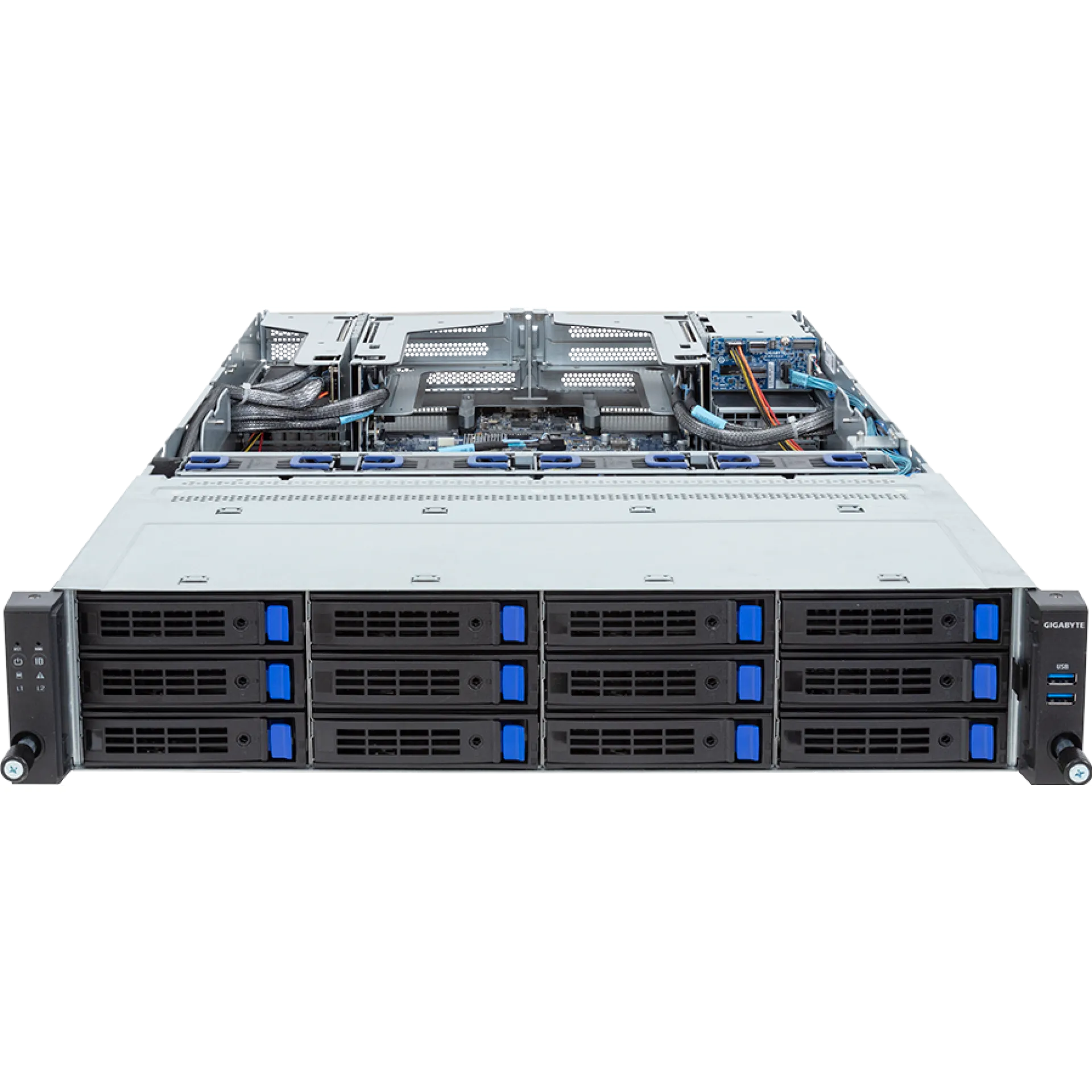 6NR283S90DR000ABE2 Giga Computing front view Giga Computing 6NR283S90DR000ABE2 front view