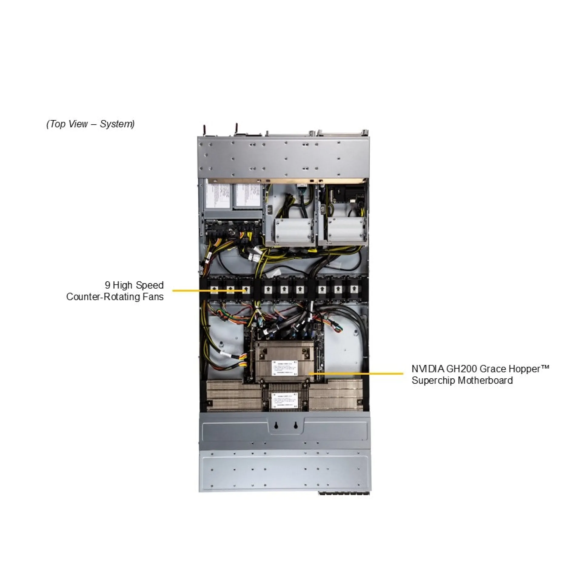 Supermicro ARS-111GL-SHR top view 